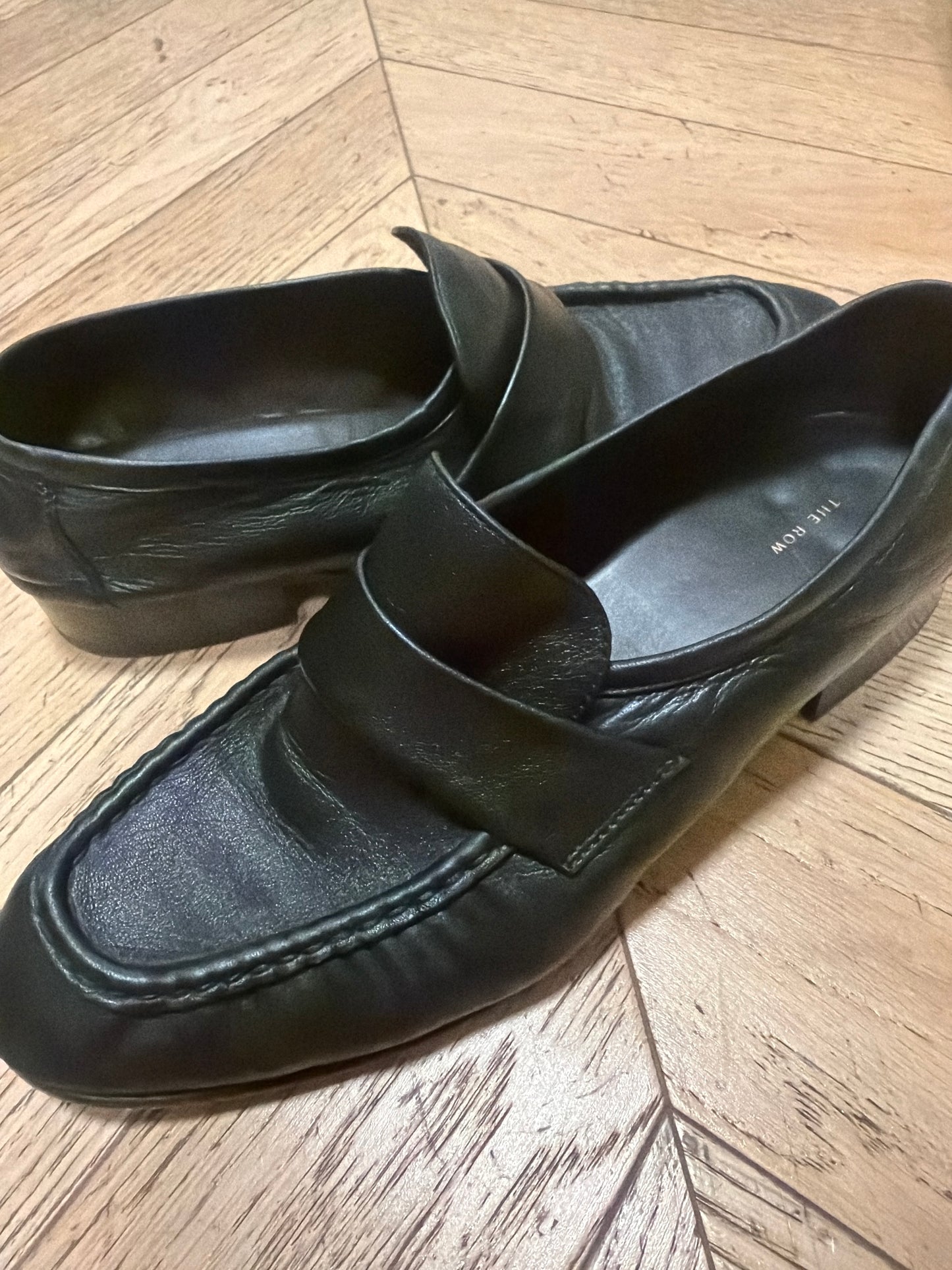 The row soft loafer, 38
