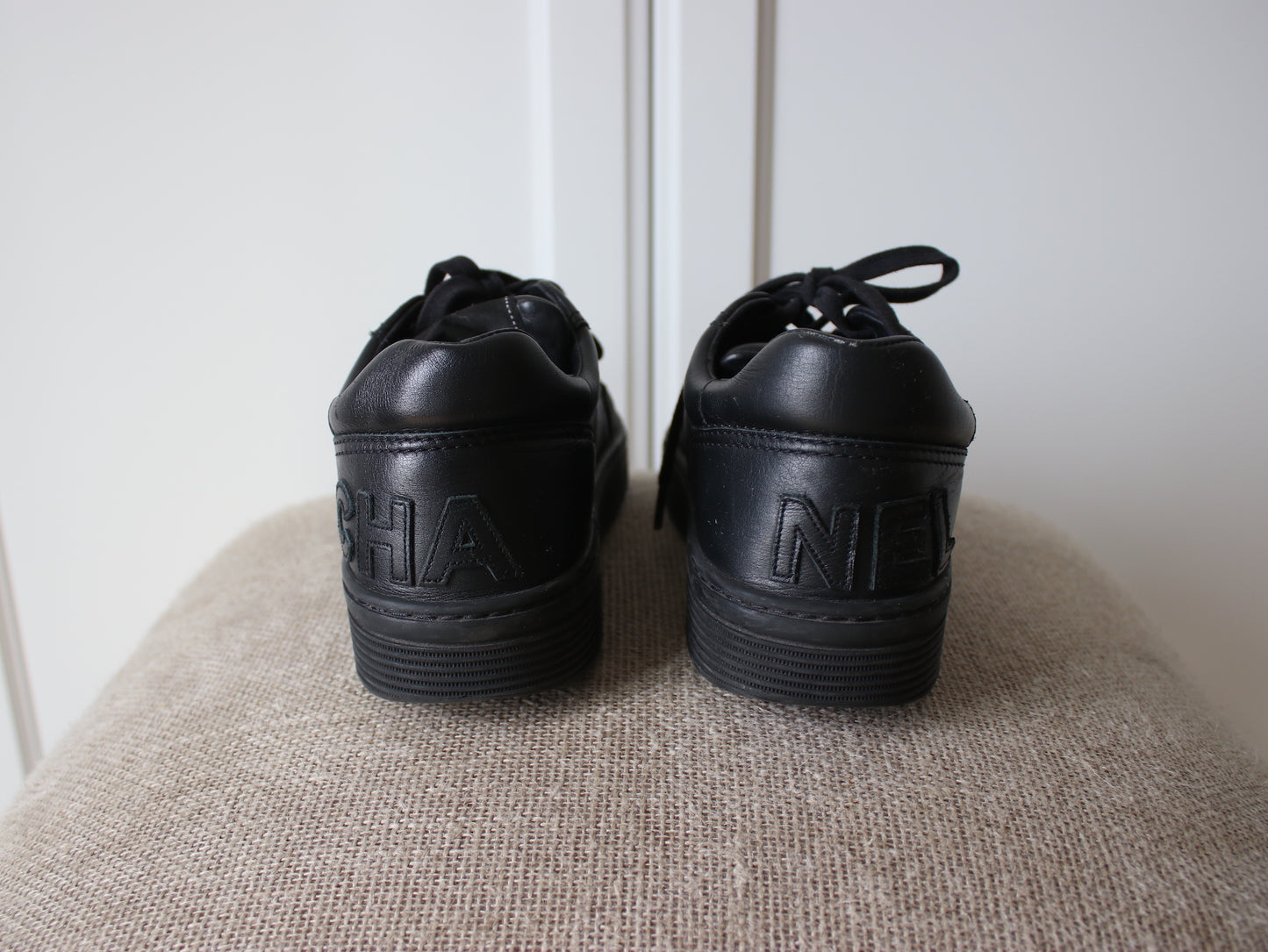 Chanel Black Sneakers women's, 38