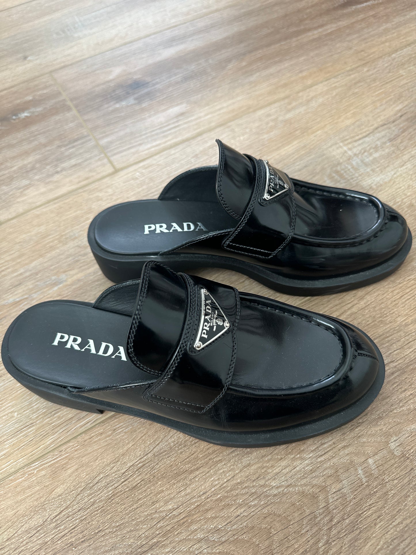 Prada Mules, 38