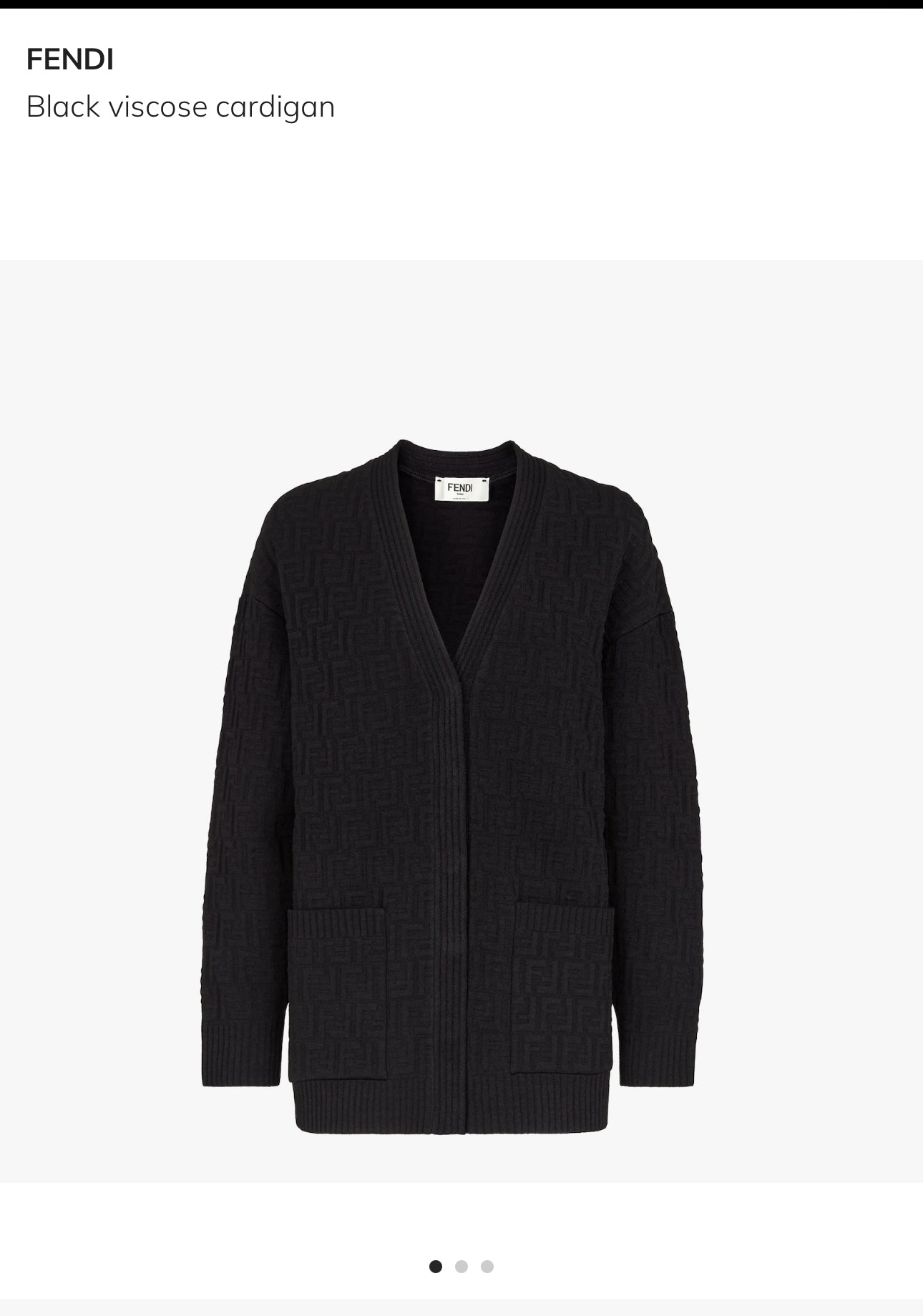Fendi Cardigan, 38