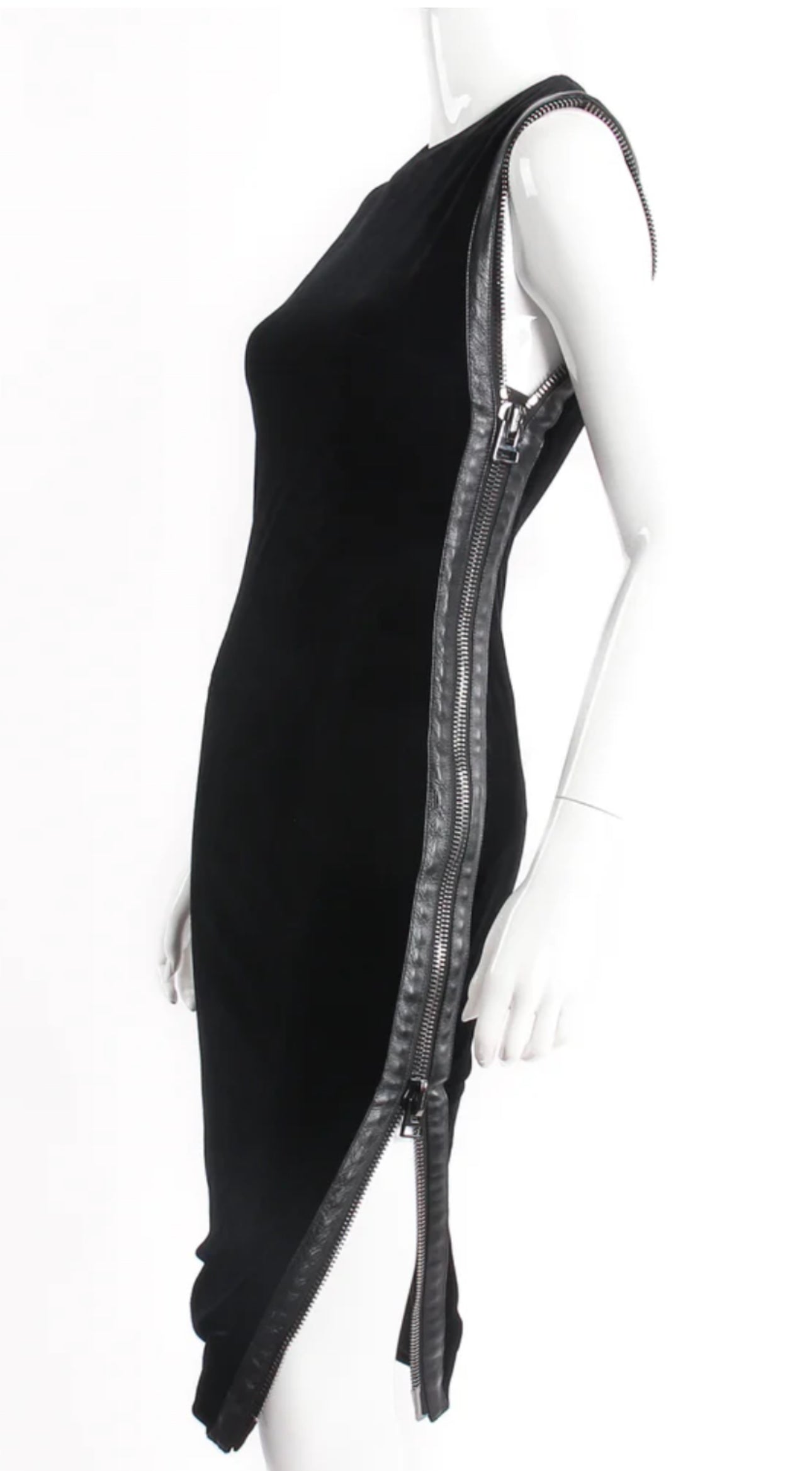 Tom Ford Velvet Zipper Dress, 36