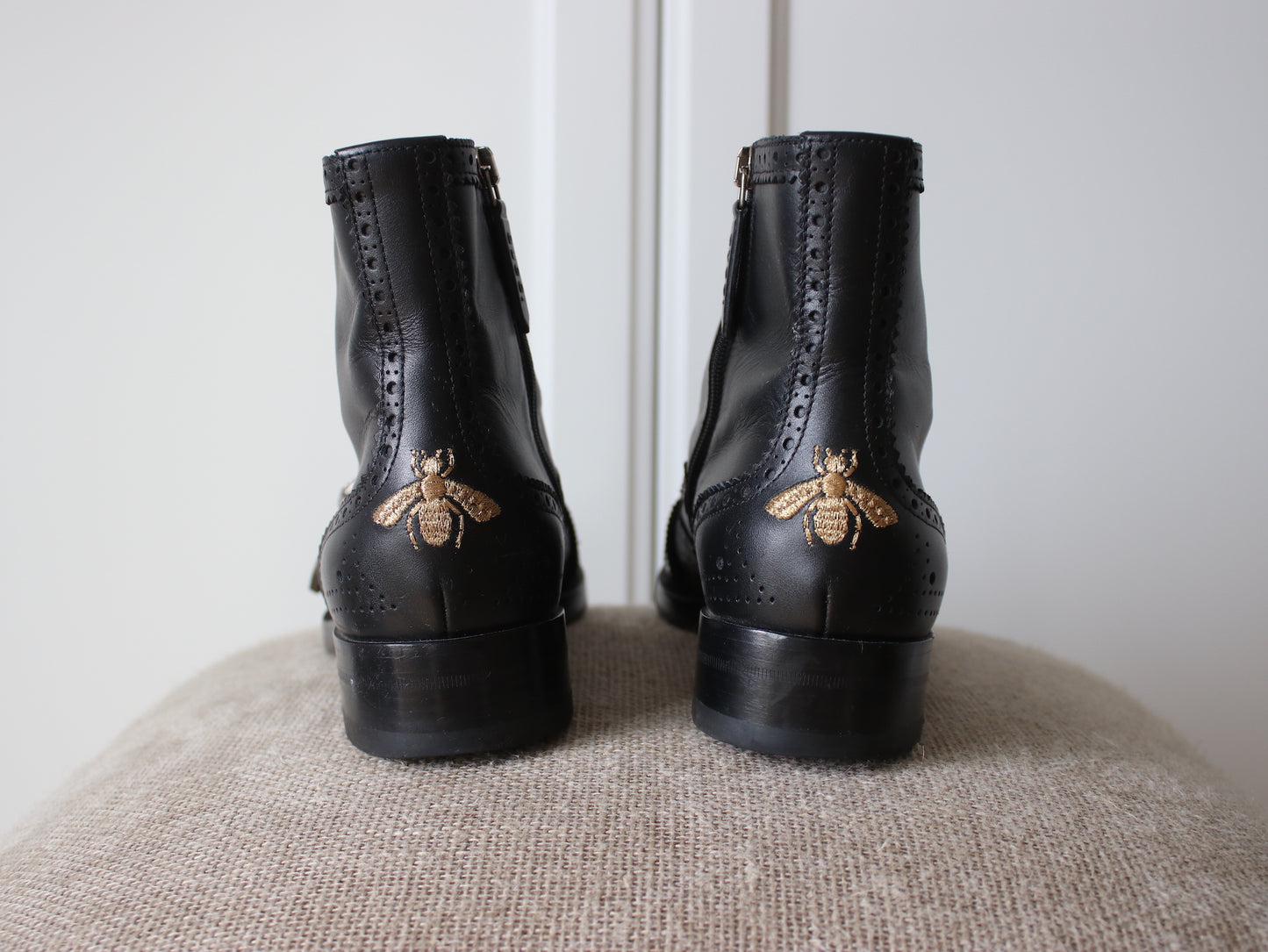 Gucci Lace-up Boots, 38