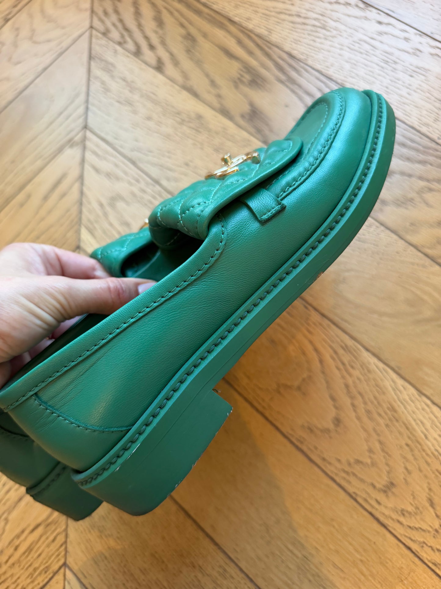 Chanel loafers 38.5