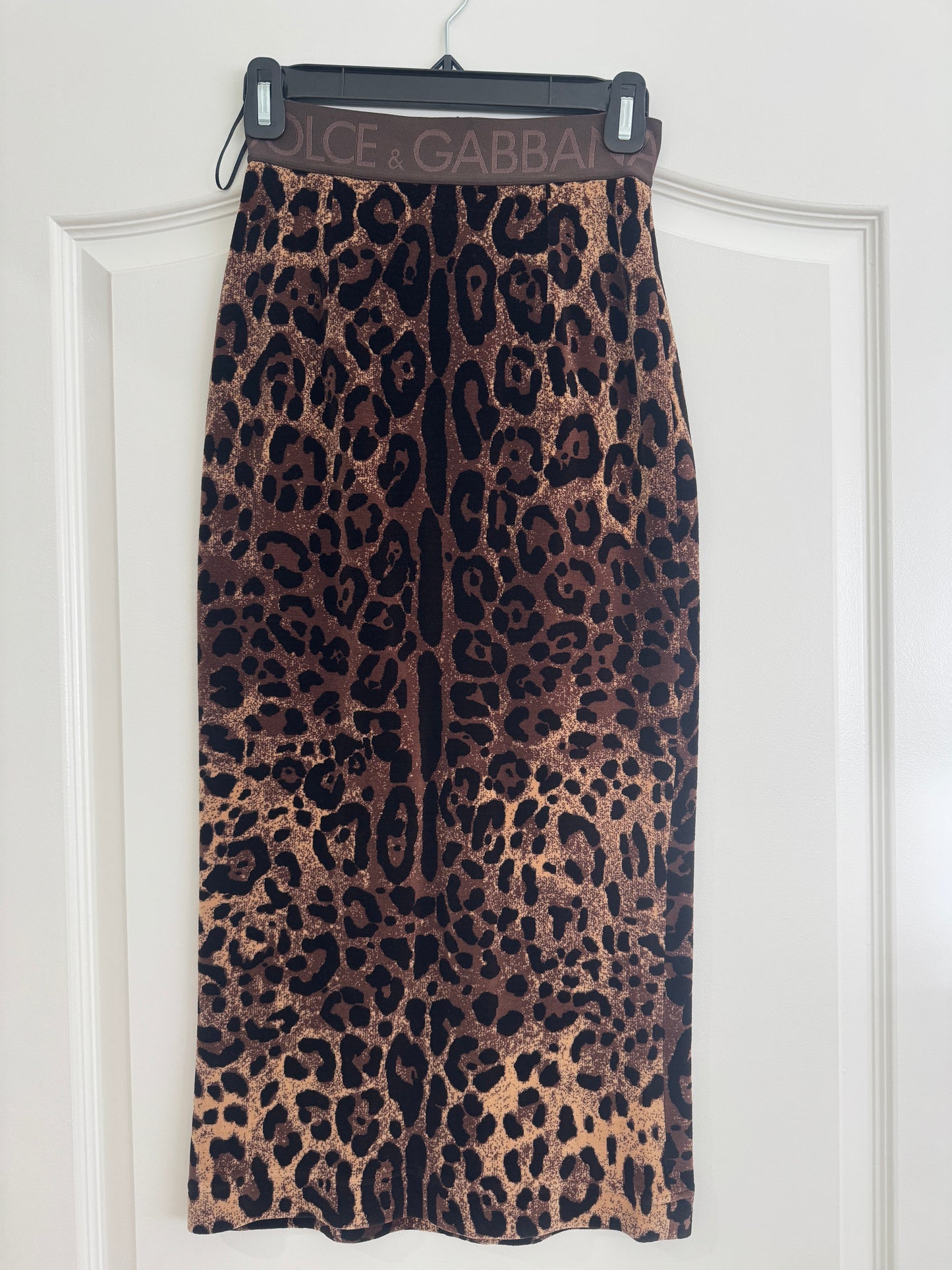 Dolce & Gabbana Velvet Leopard Set