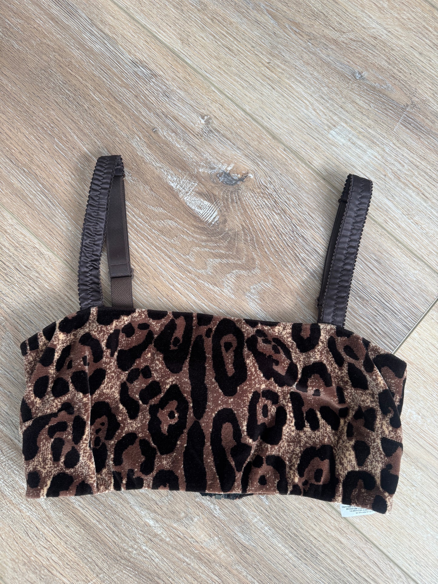 Dolce & Gabbana Velvet Leopard Set