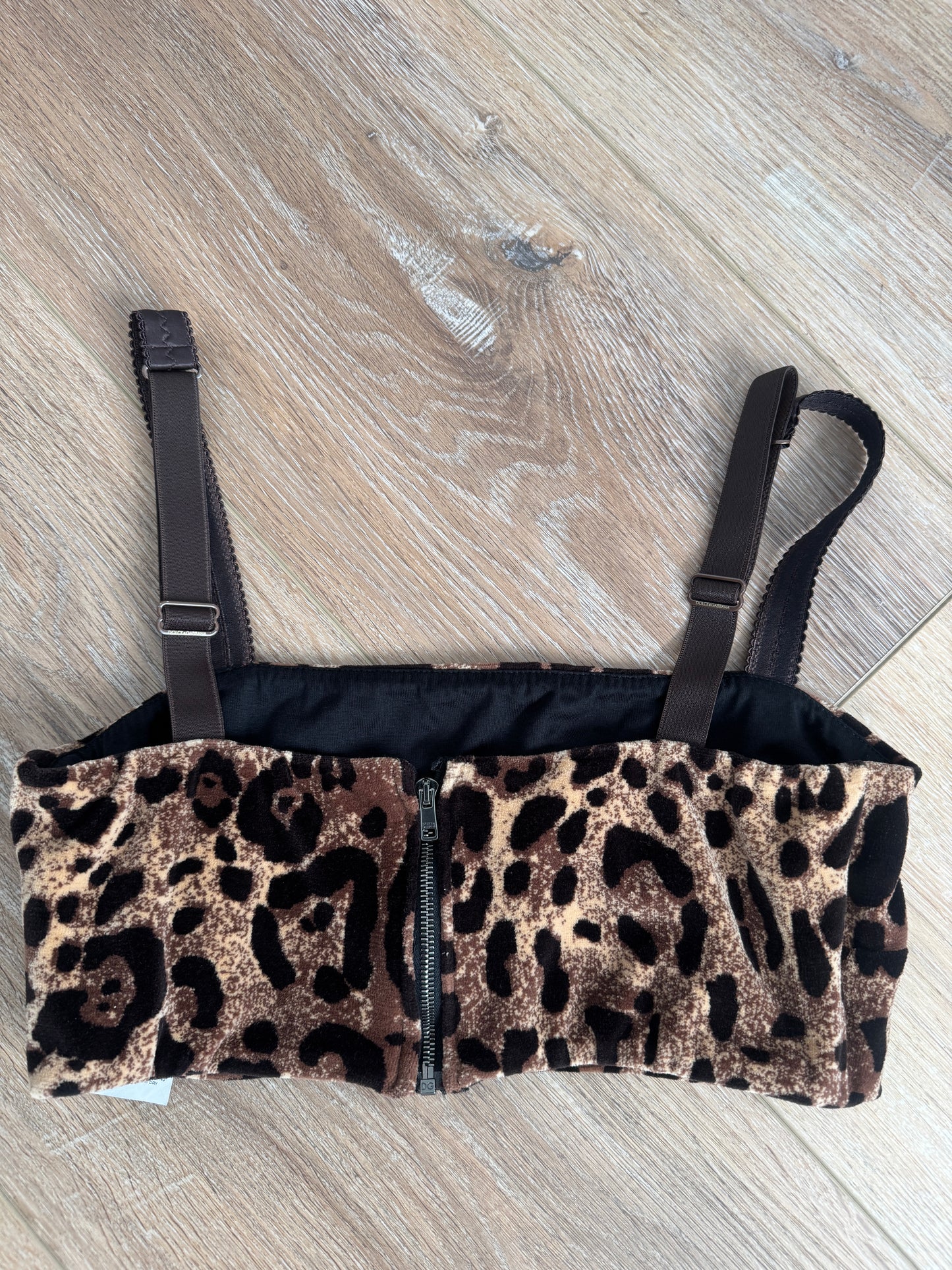 Dolce & Gabbana Velvet Leopard Set