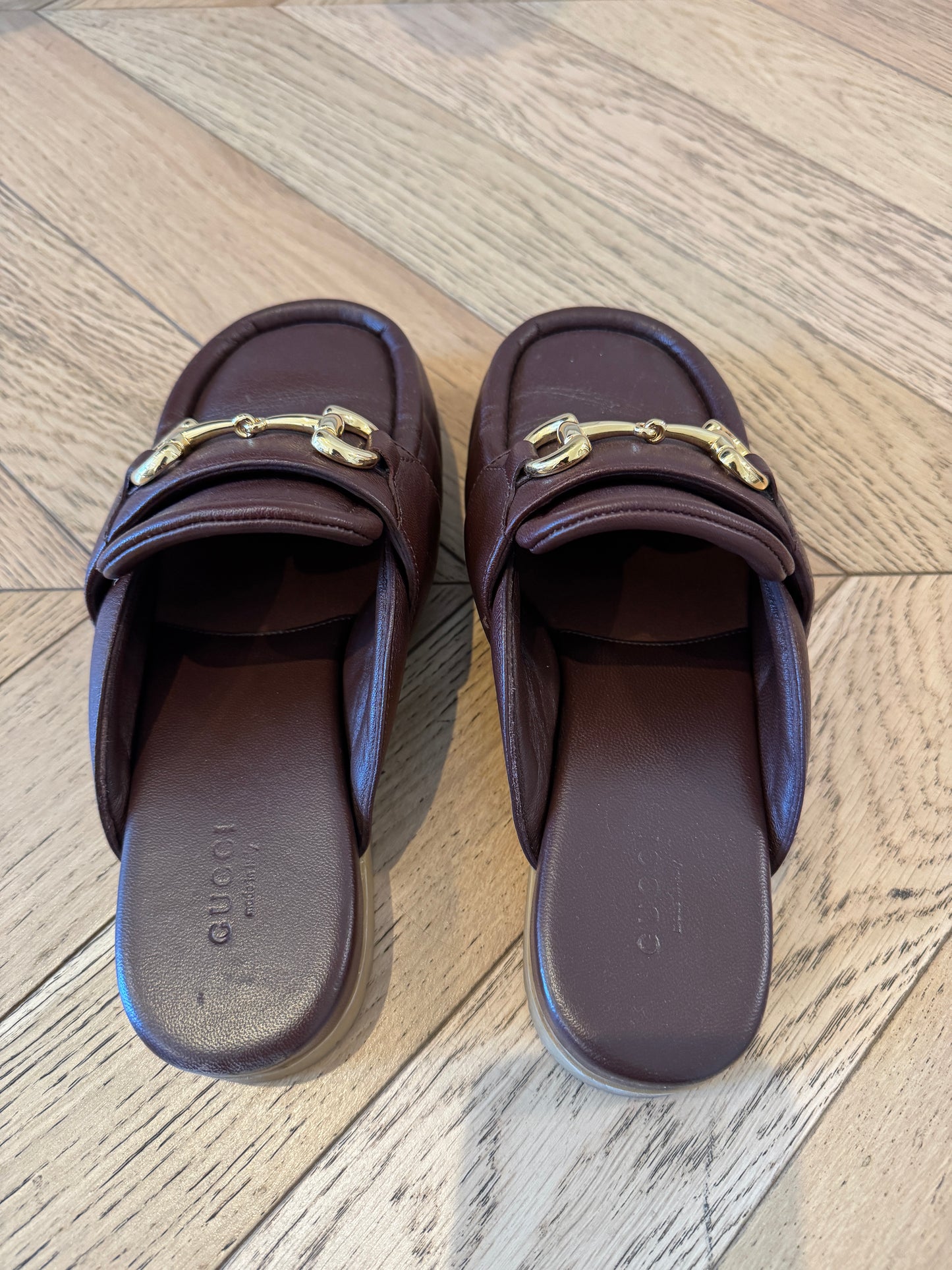 Gucci mules, 37.5