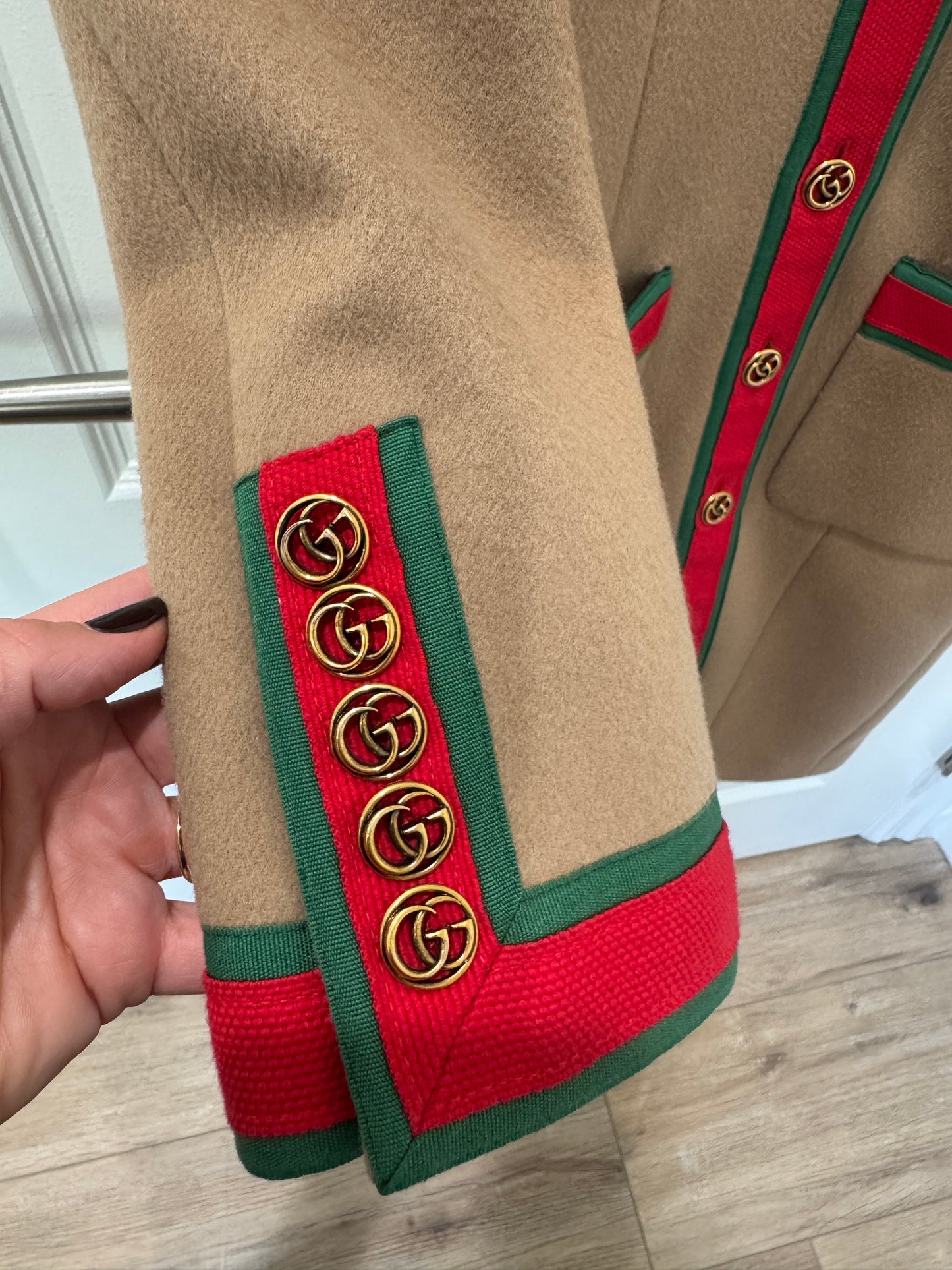 Gucci wool coat, 38