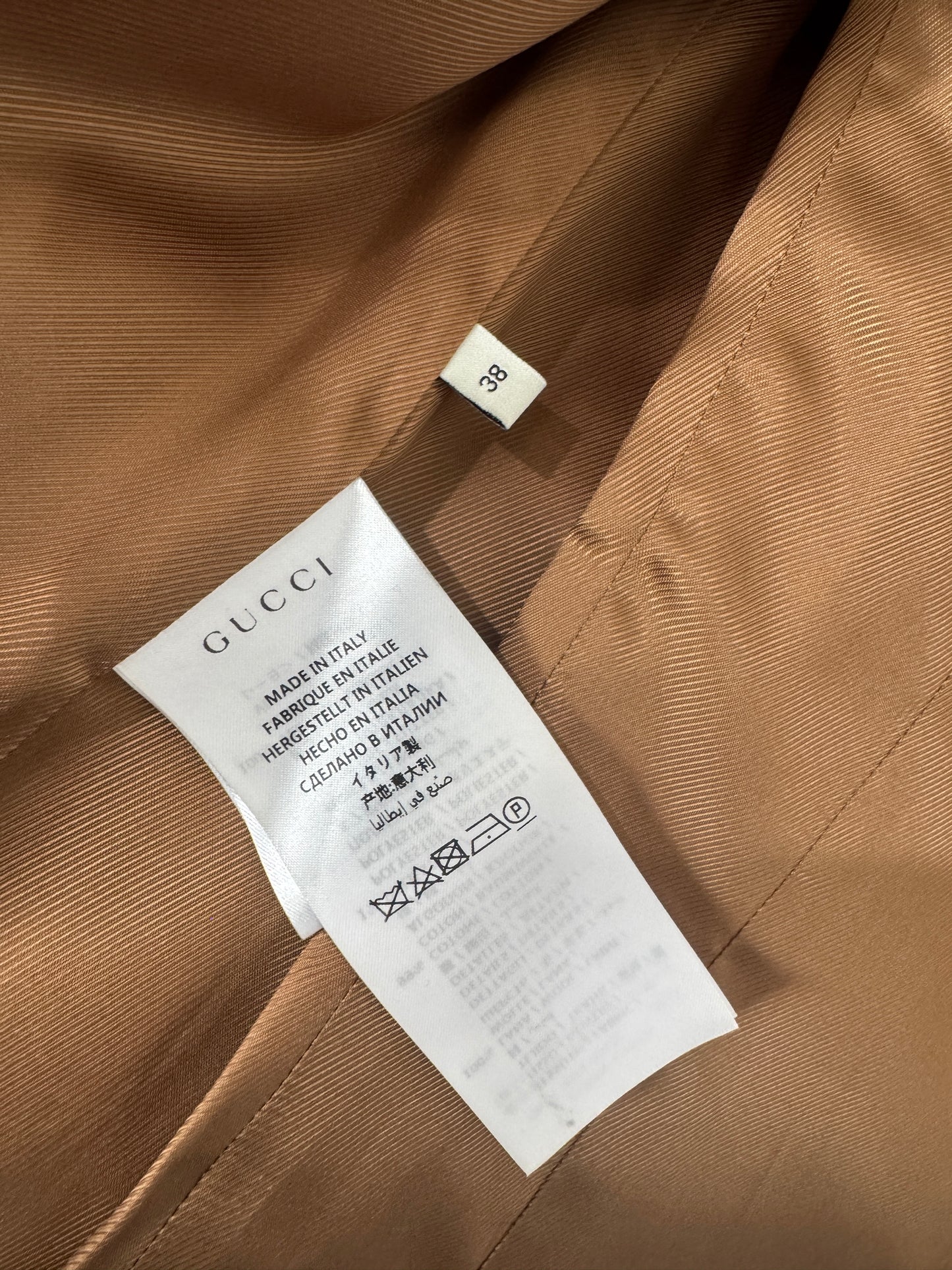 Gucci wool coat, 38