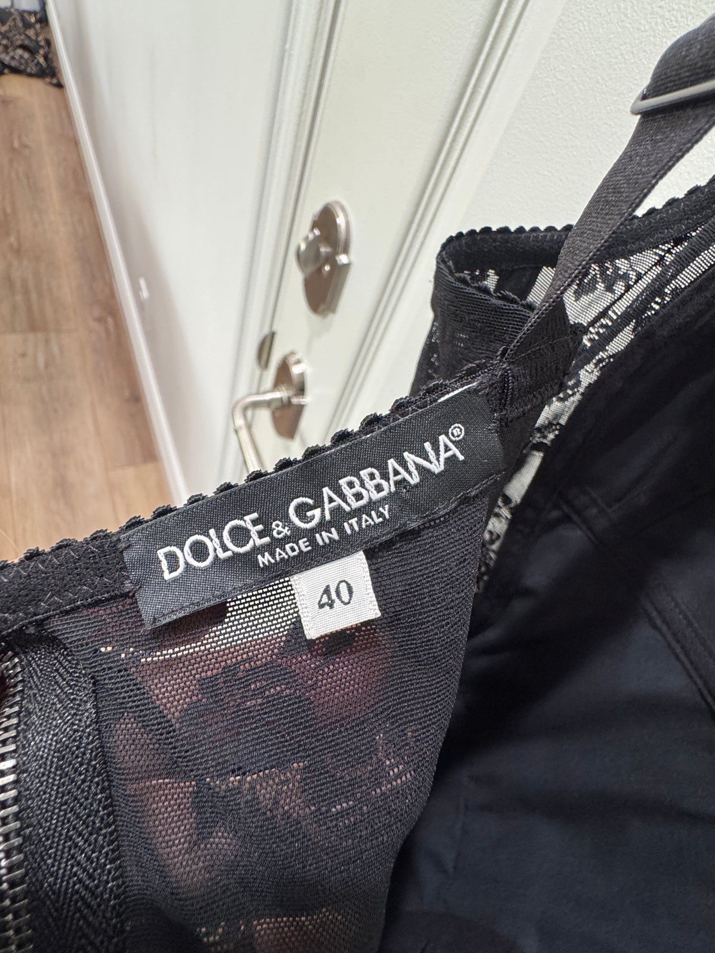 Dolce Corset Style Lace Dress, 40
