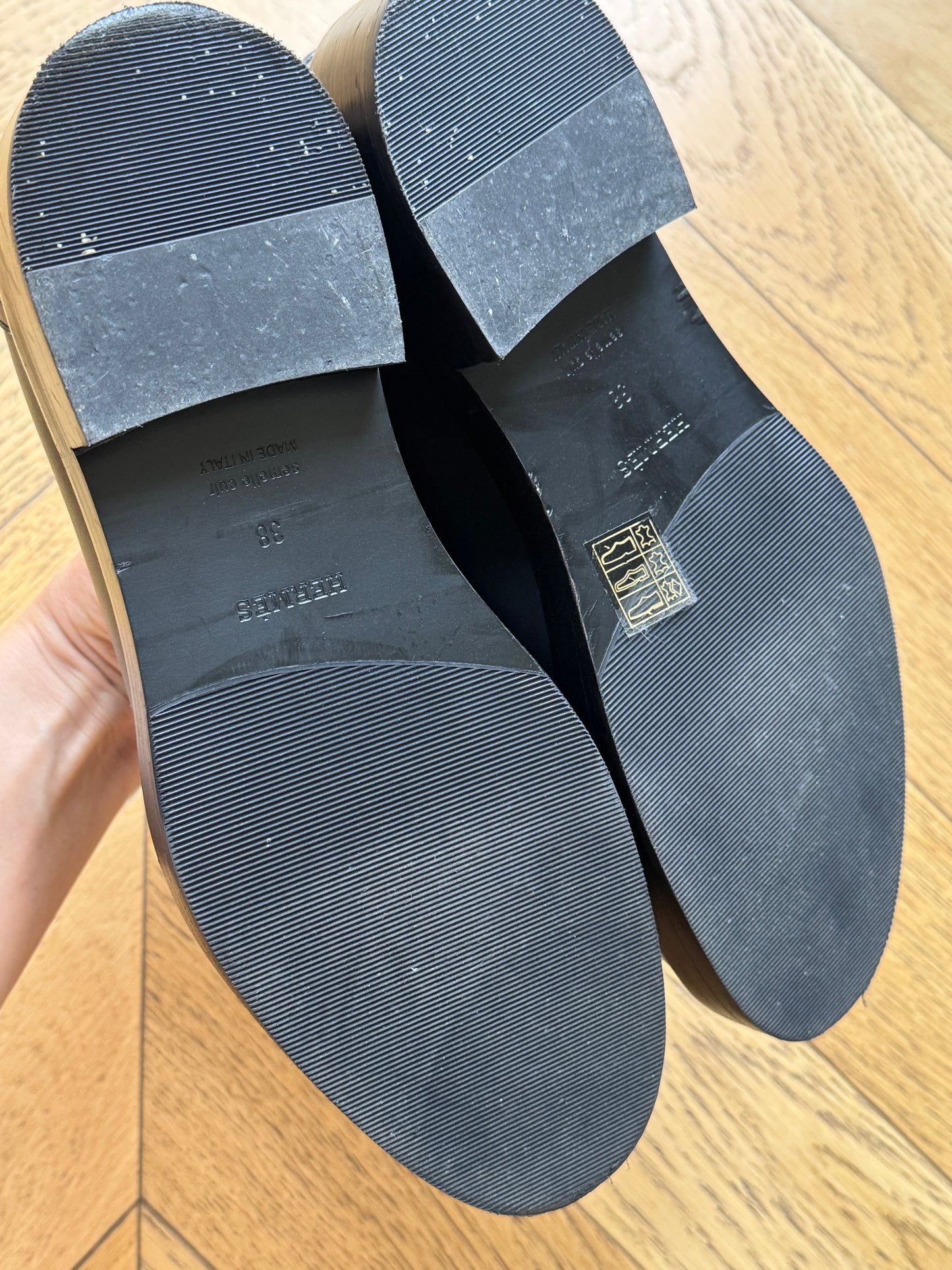 Hermès loafers, 38