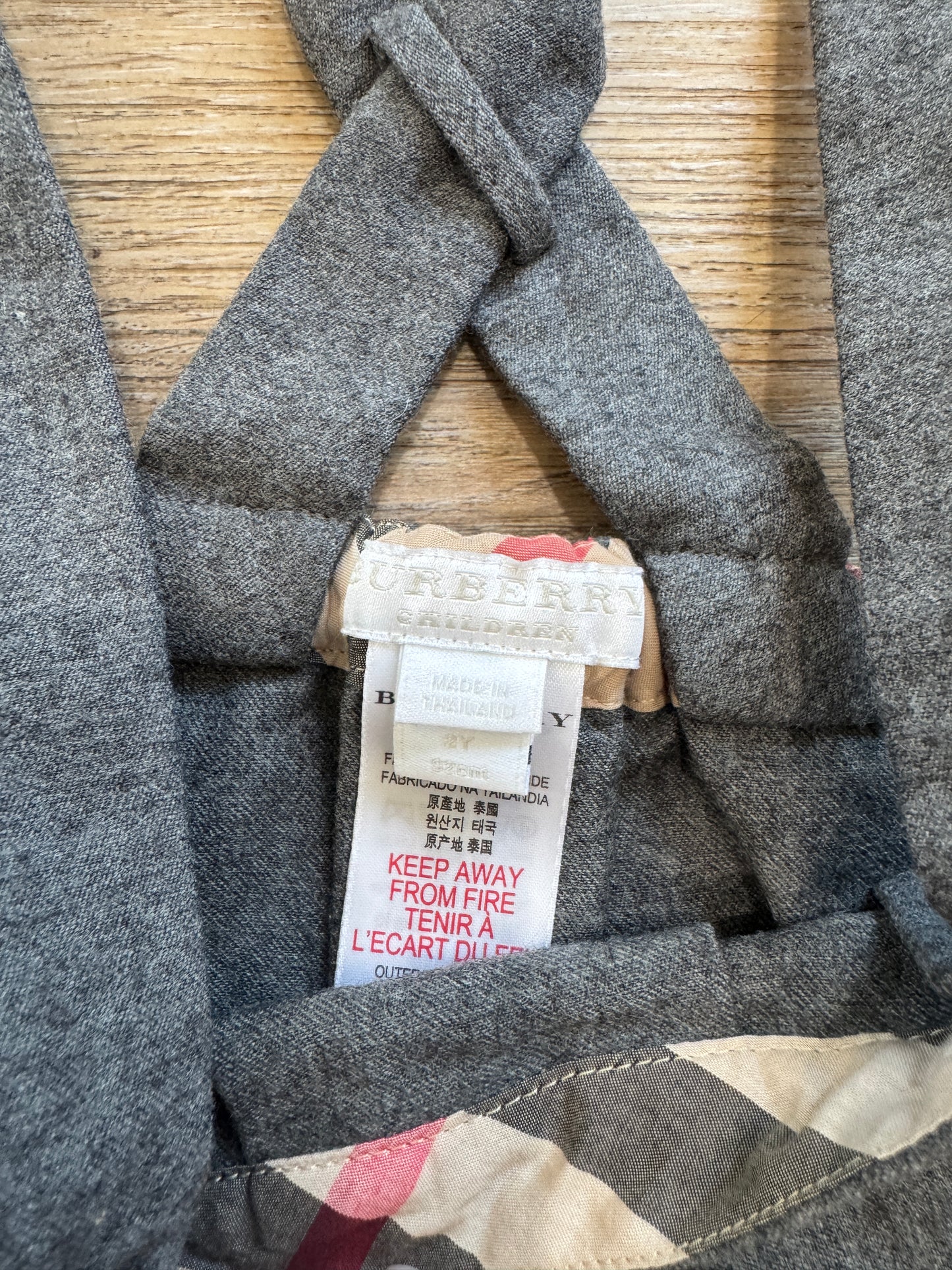 Kids Burberry wool skirt, 2yr