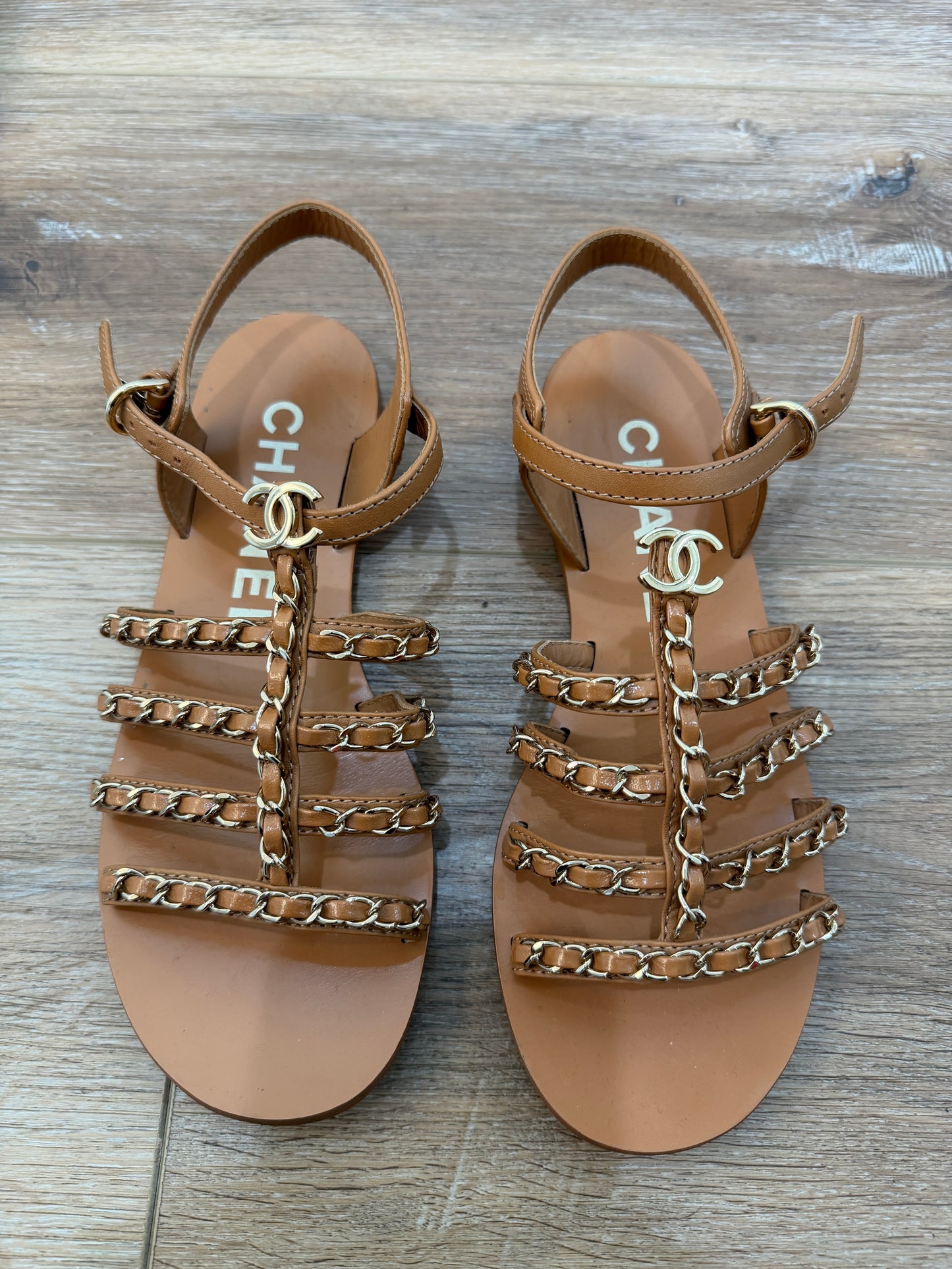 Chanel sandals, 38.5
