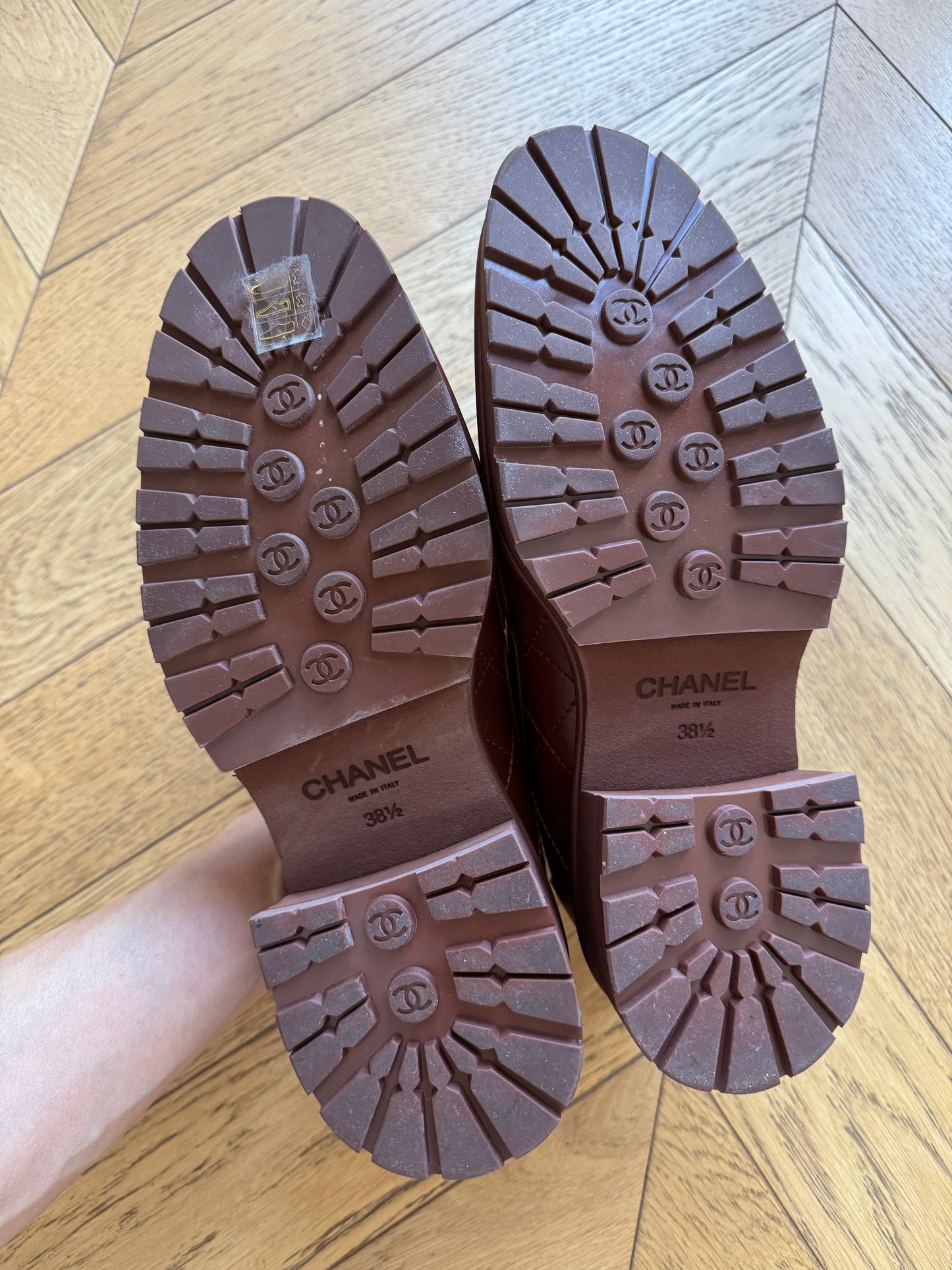 Chanel loafers 38.5