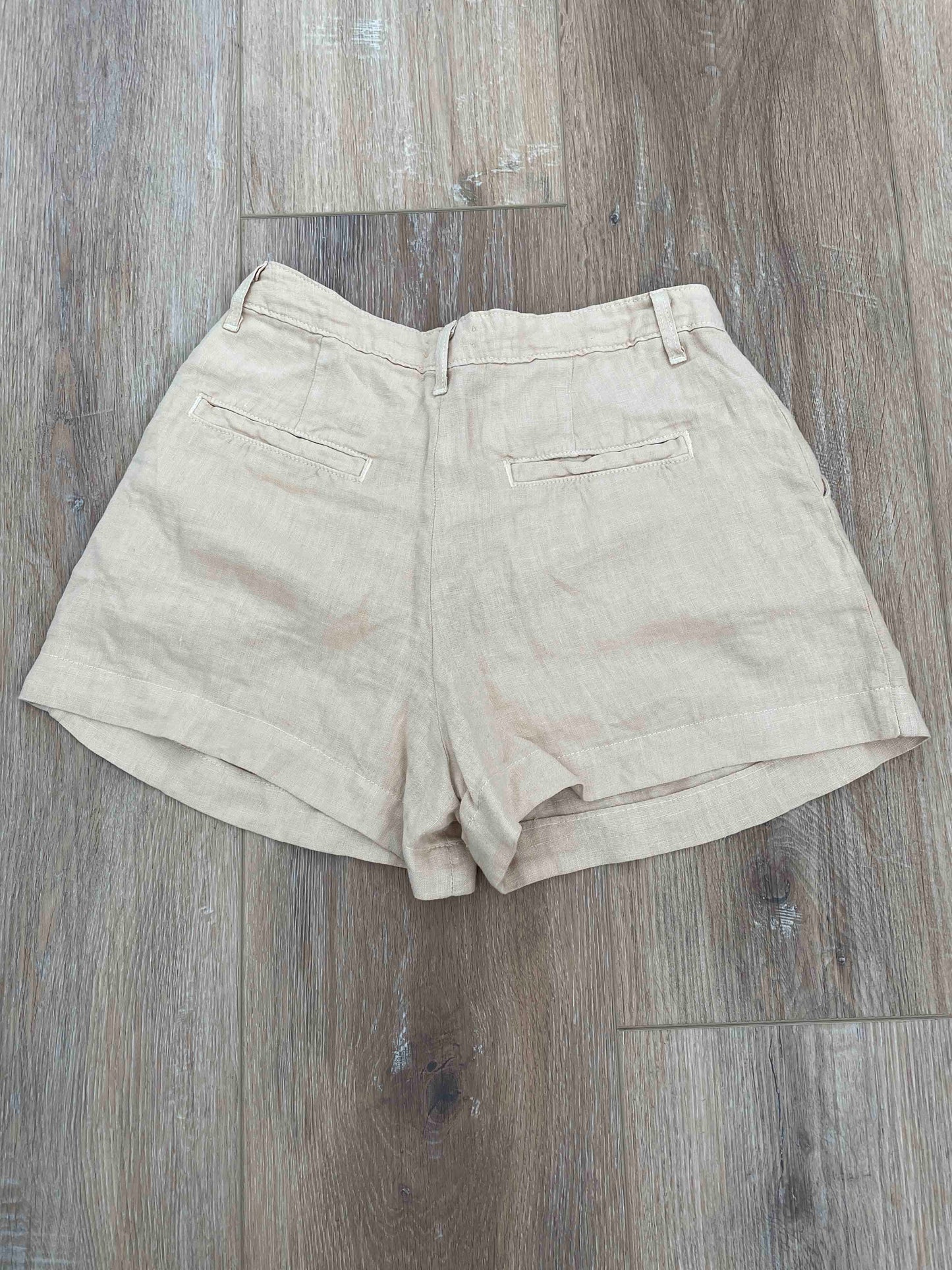 Women's L'Agence Linen Shorts, Size 24