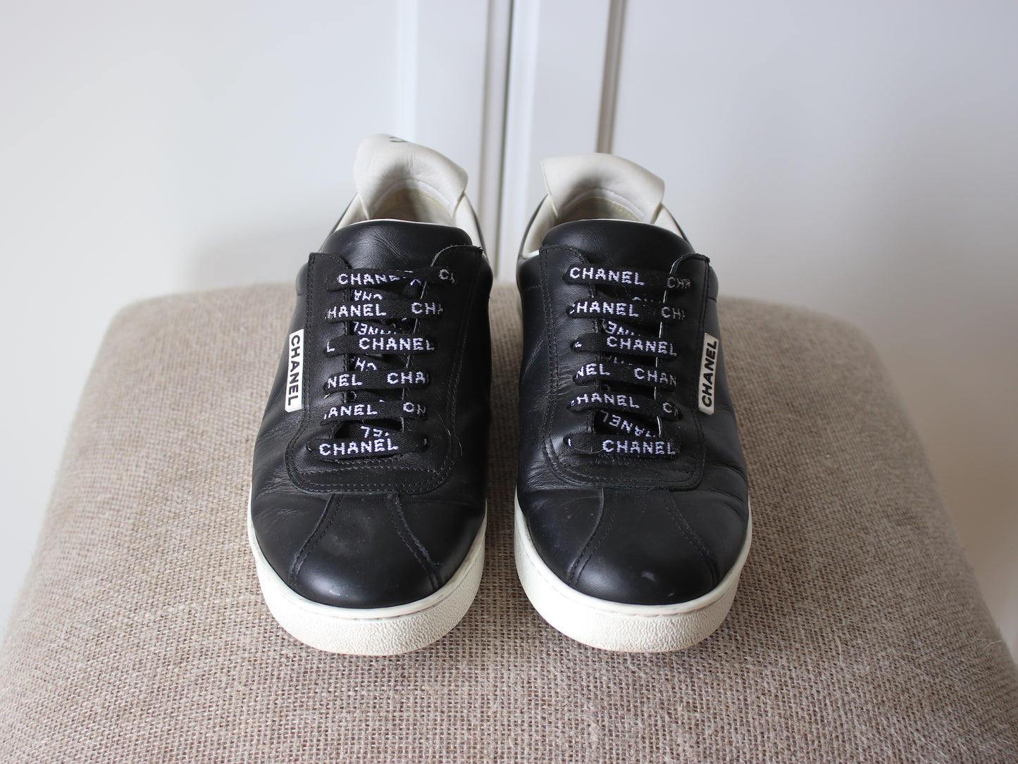 Chanel Low Top CC Sneaker, 38