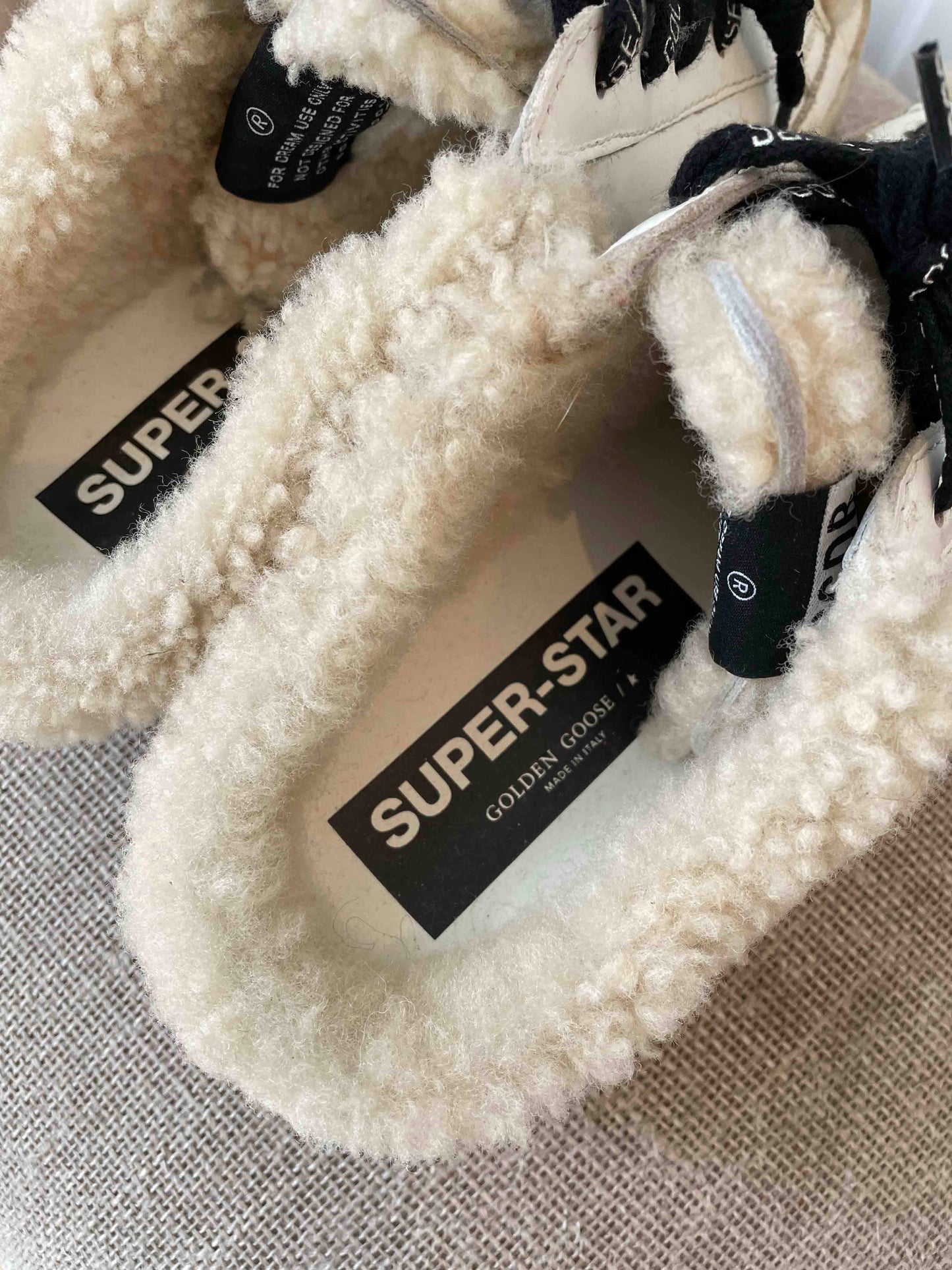 Golden Goose Shearling Slip-On Sneakers, 38