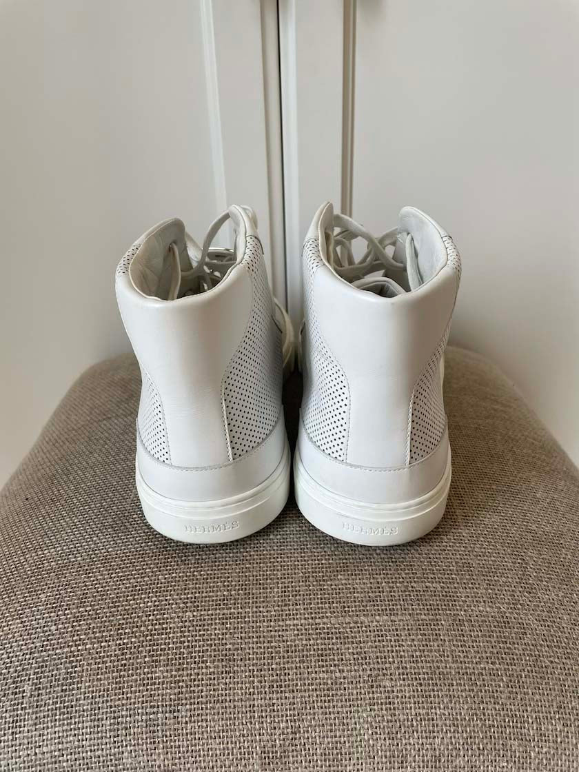 Hermes Men's High Top Sneakers, 43