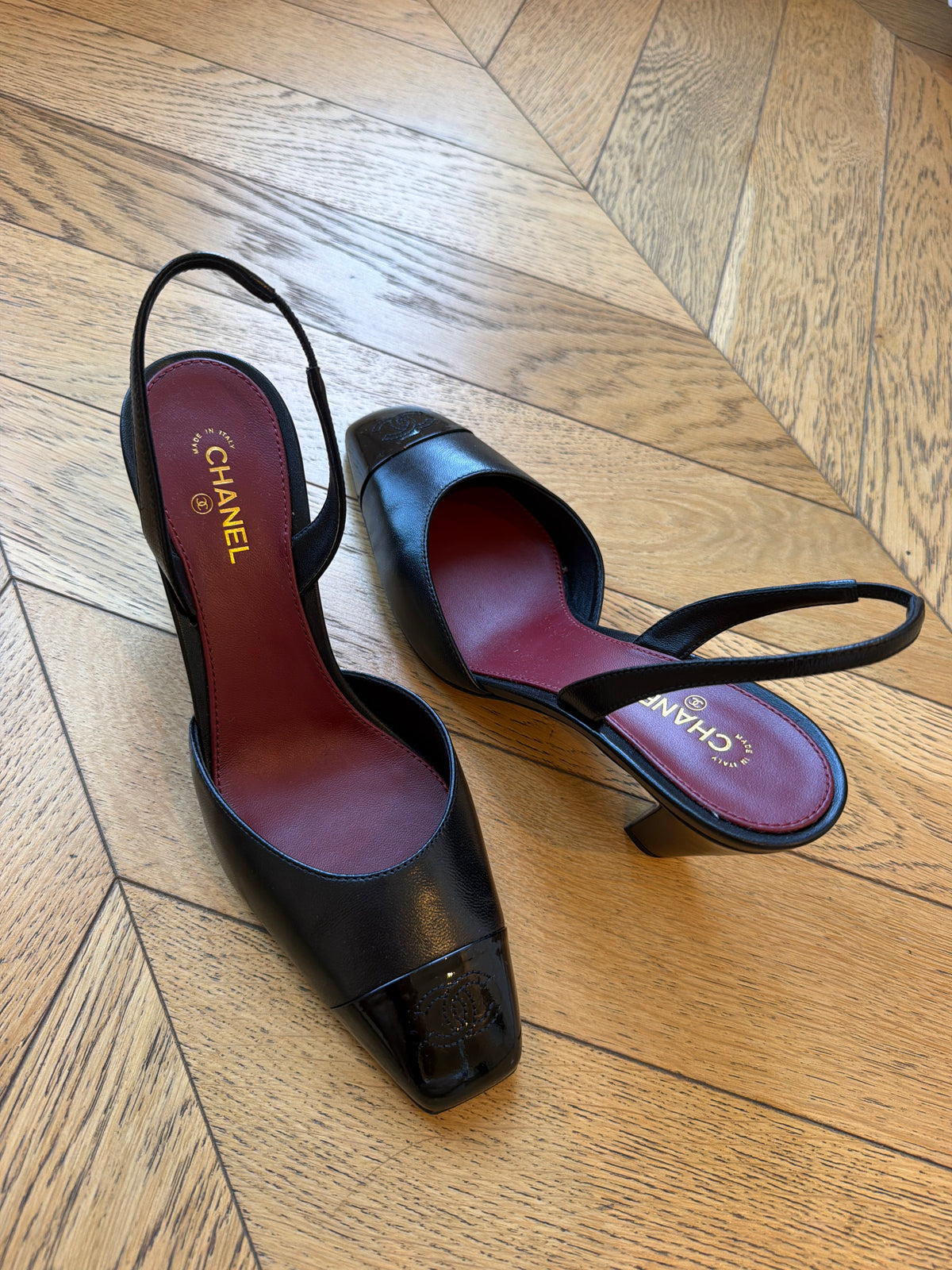 Chanel Sling back, 39