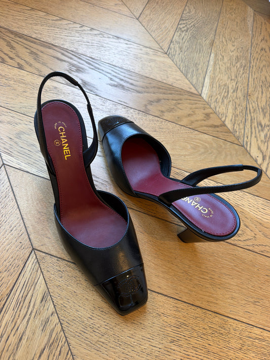 Chanel Sling back, 39