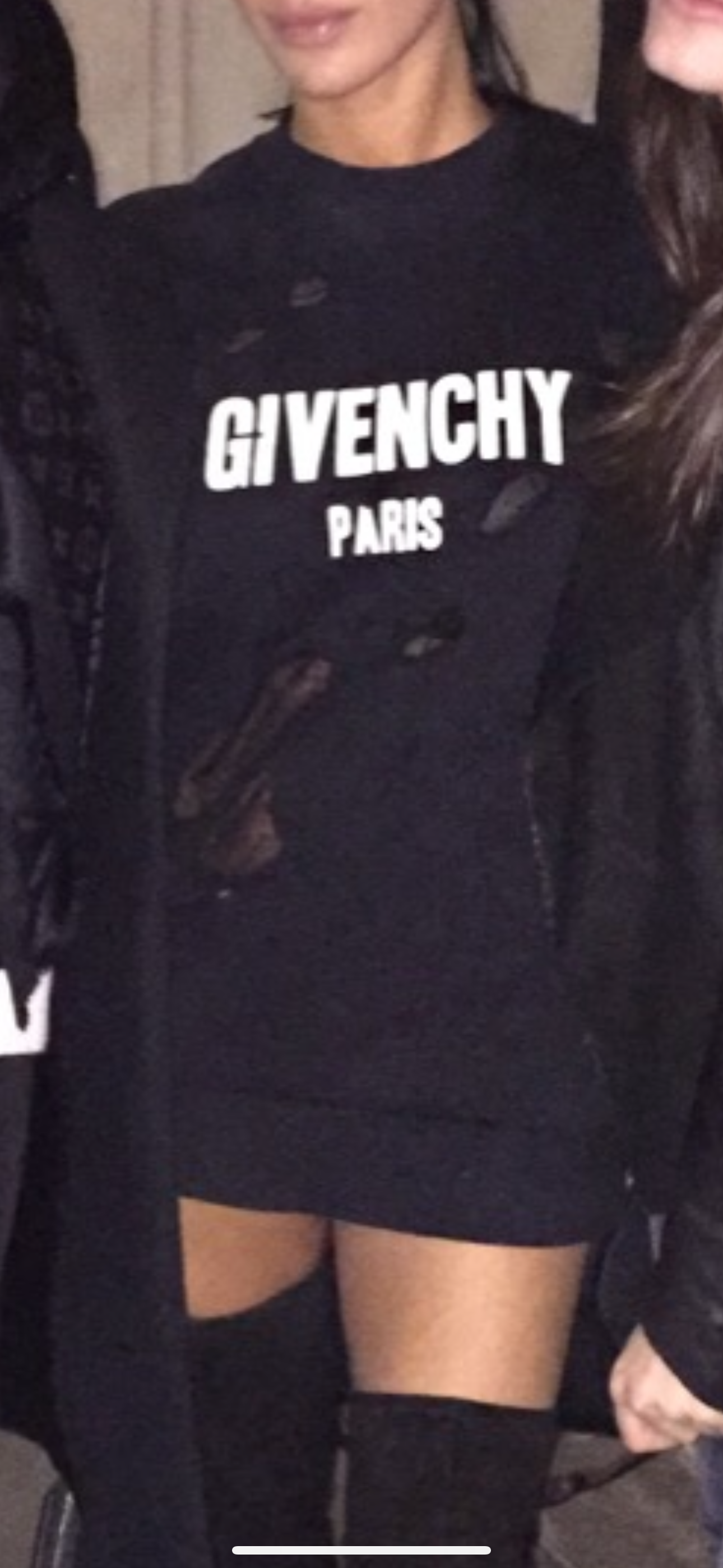 Givenchy Distressed Women's Sweater, XS