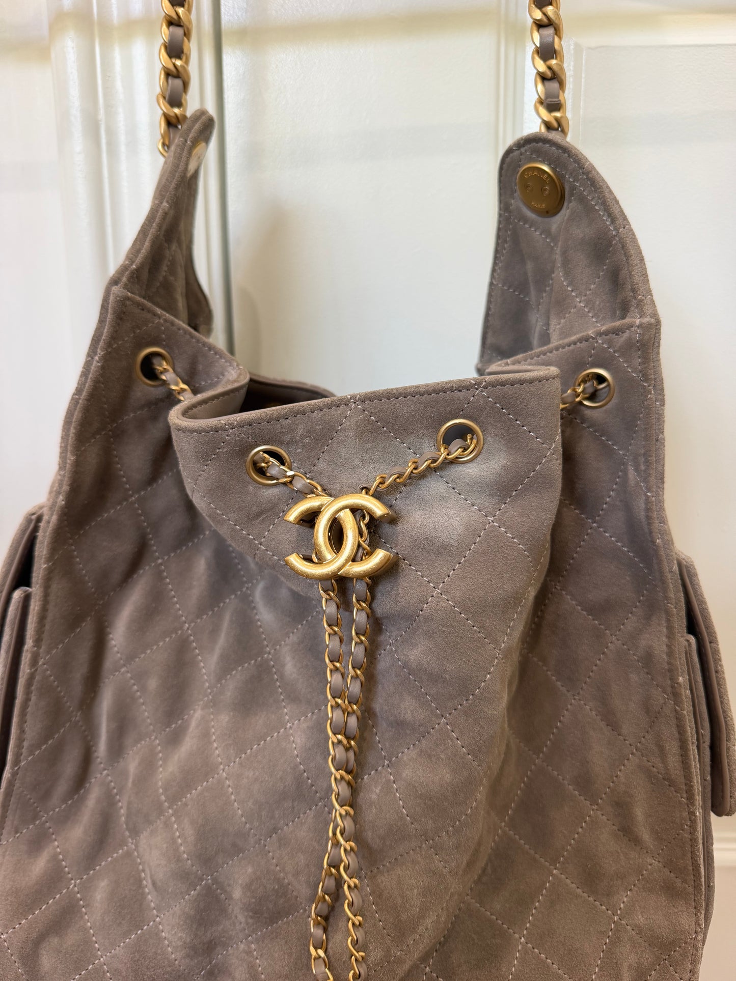 Chanel 25 large griege￼