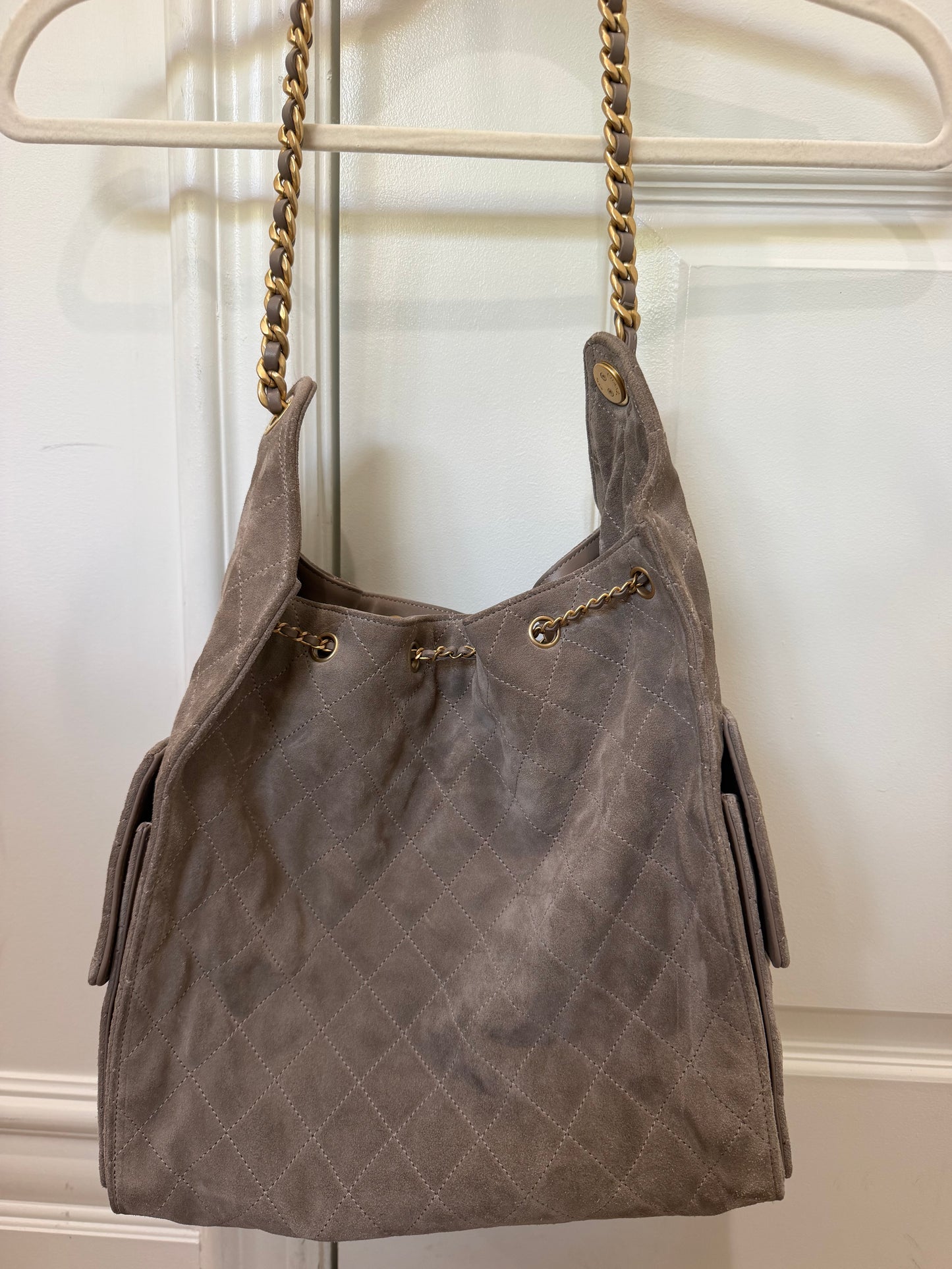 Chanel 25 large griege￼