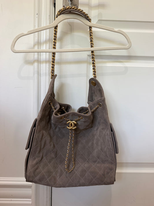Chanel 25 large griege￼