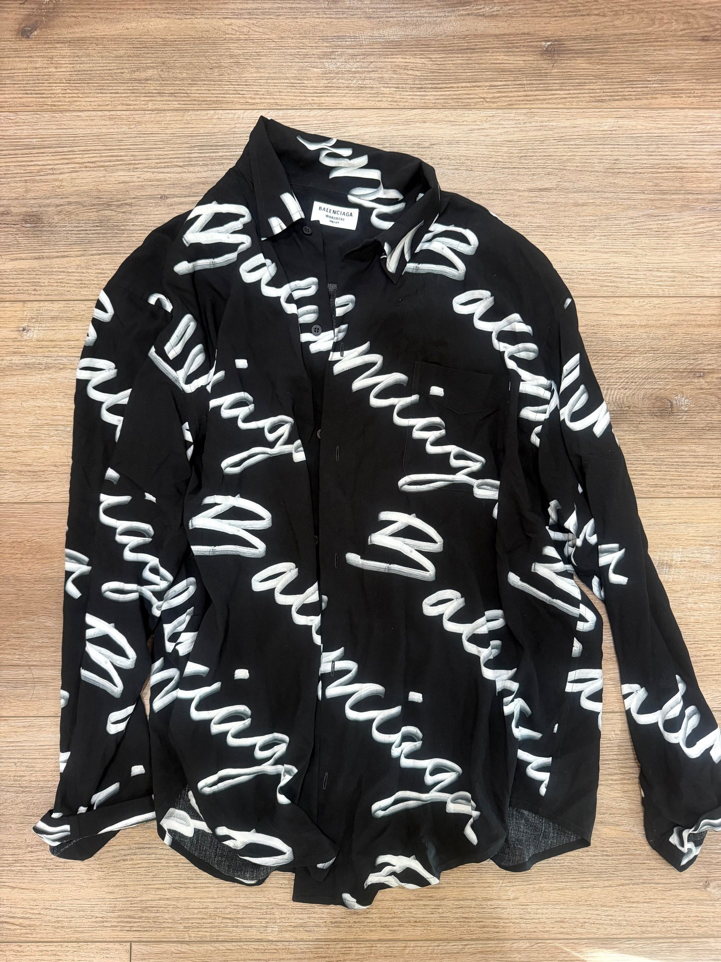 Balenciaga Shirt & Short Set, 34/36