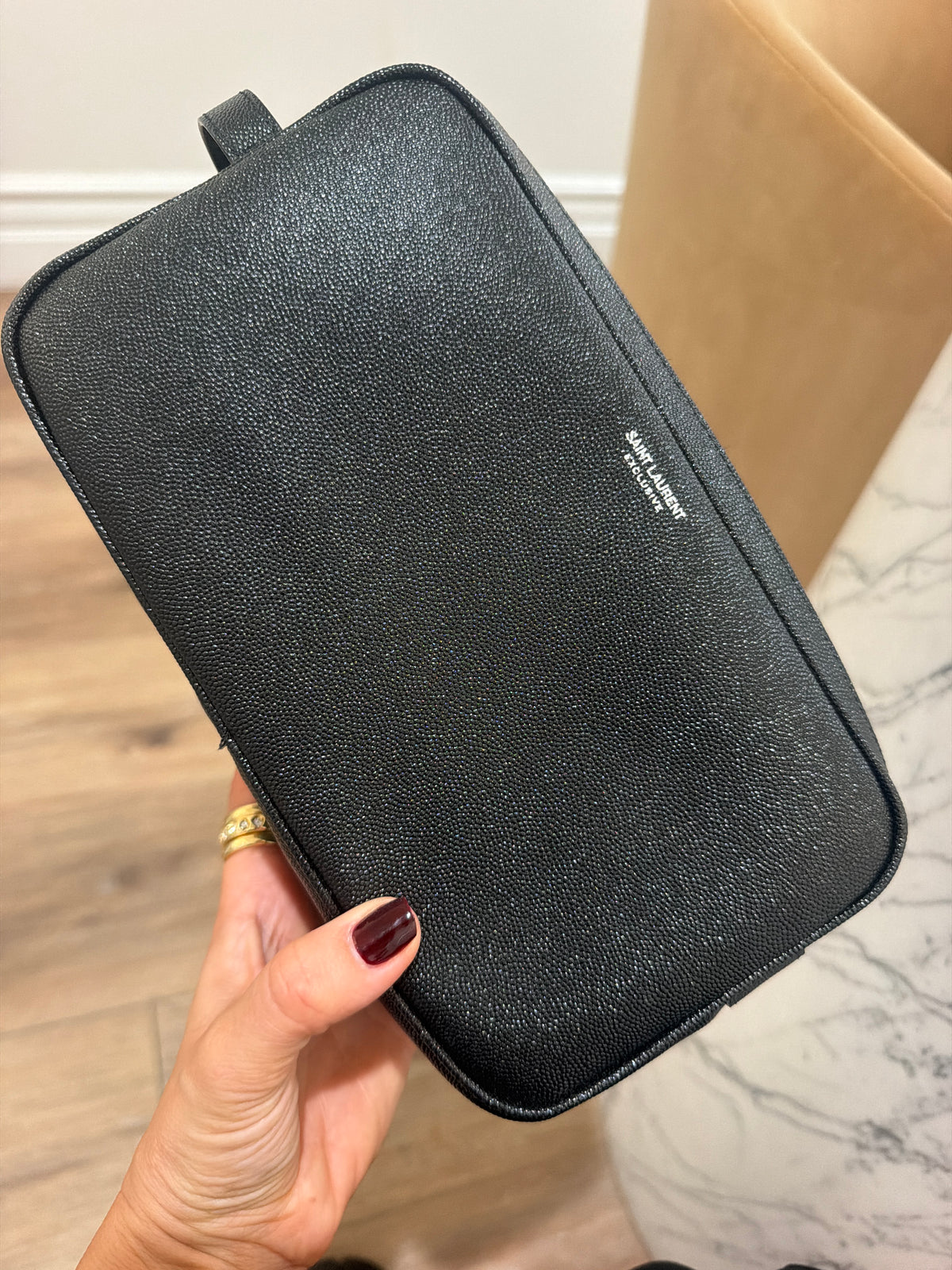 YSL toiletry bag