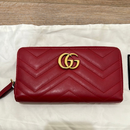 Red Gucci Wallet