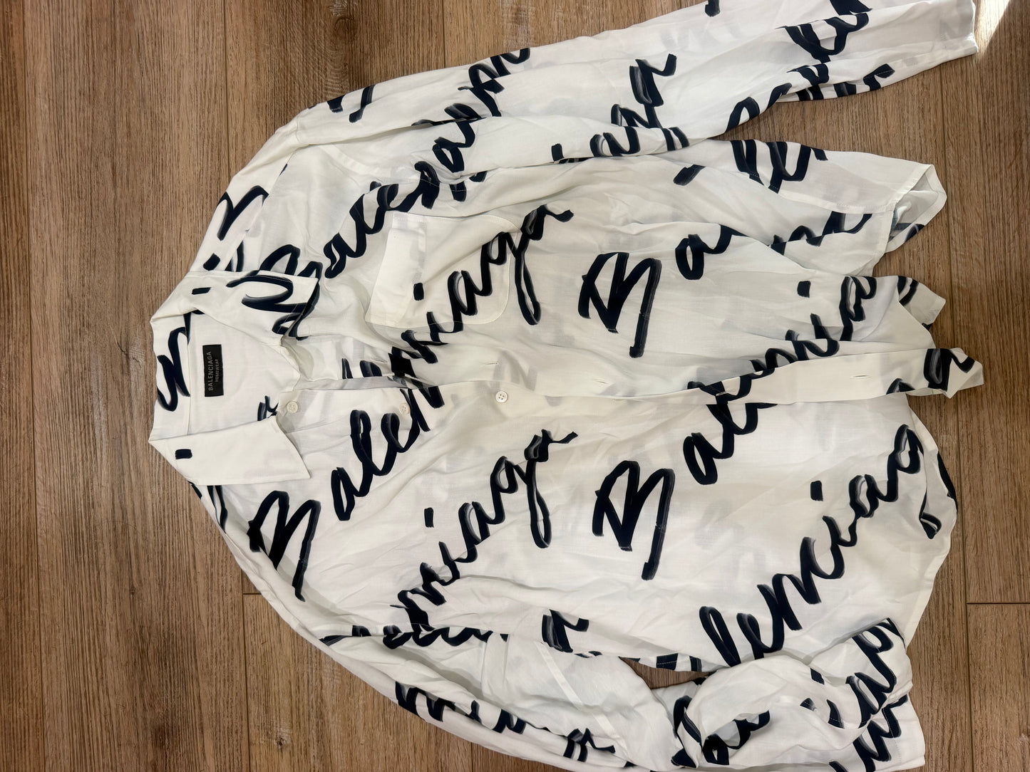 Balenciaga button down, 34