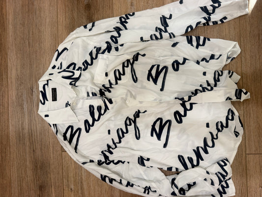 Balenciaga button down, 34