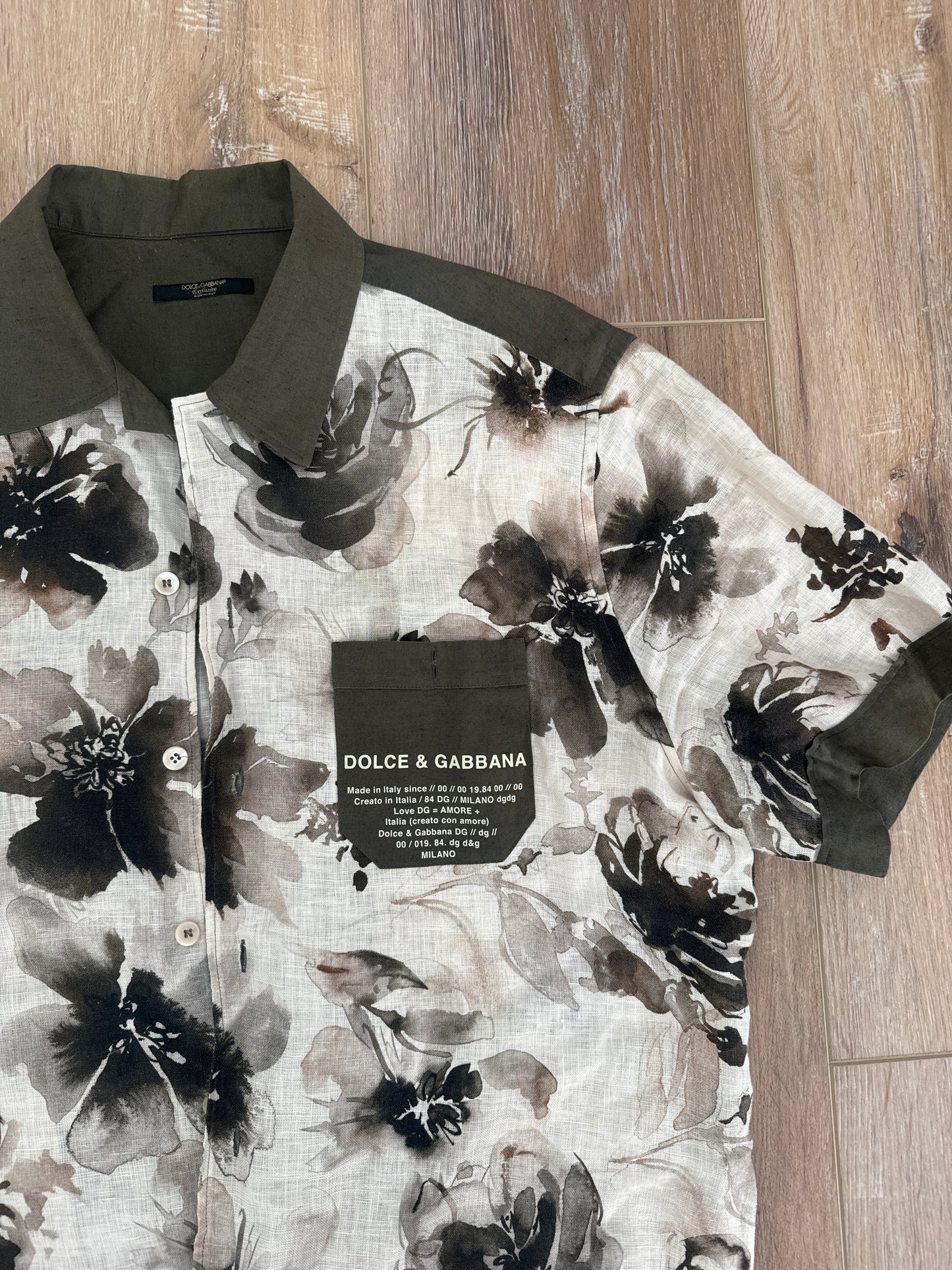 Dolce & Gabbana Linen Button Down, 40