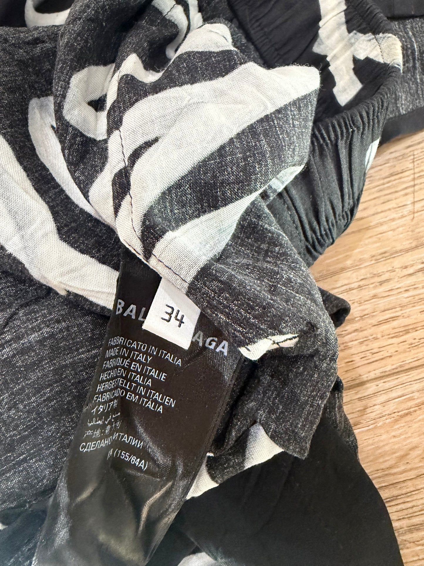 Balenciaga Shirt & Short Set, 34/36