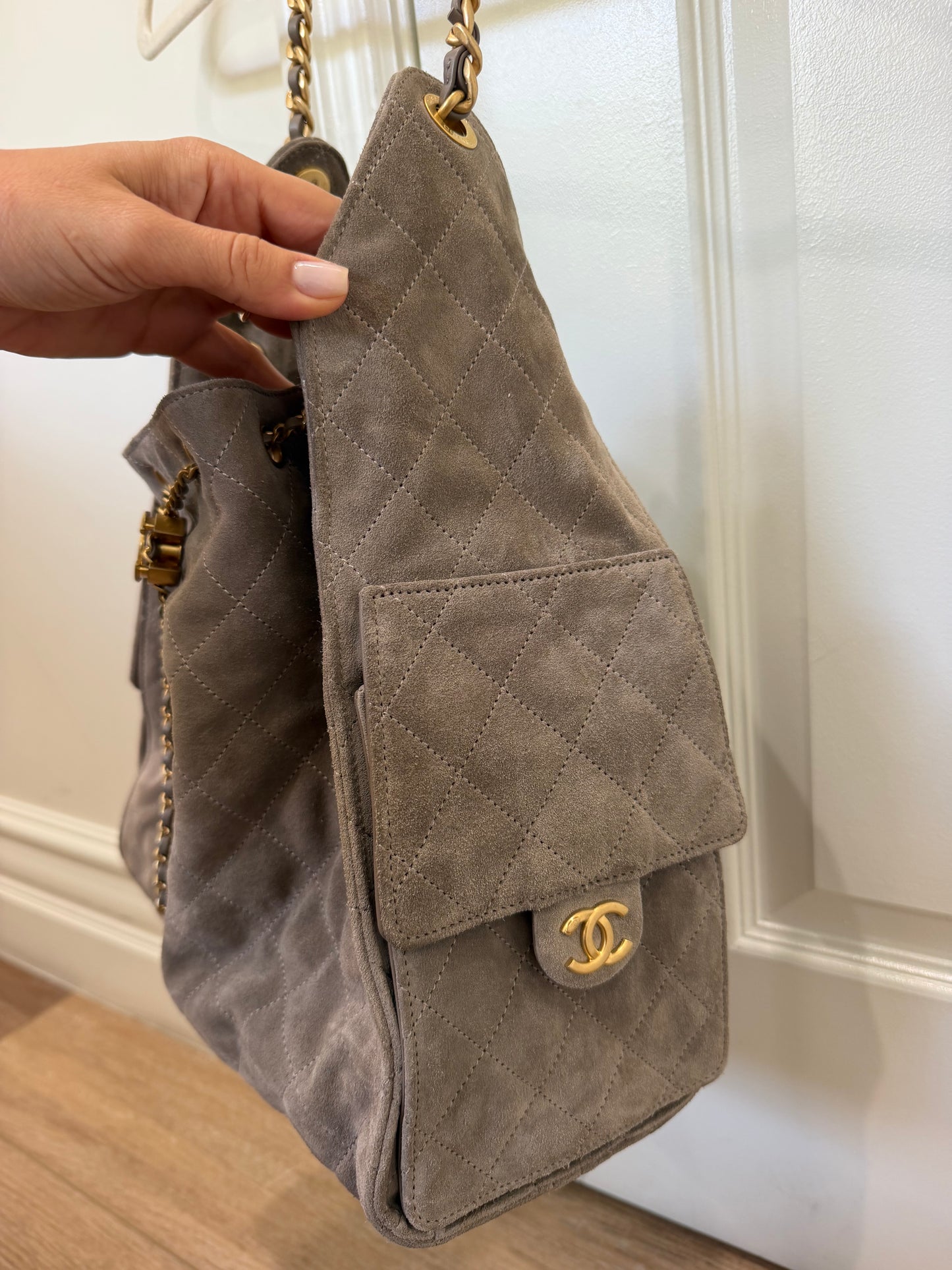 Chanel 25 large griege￼