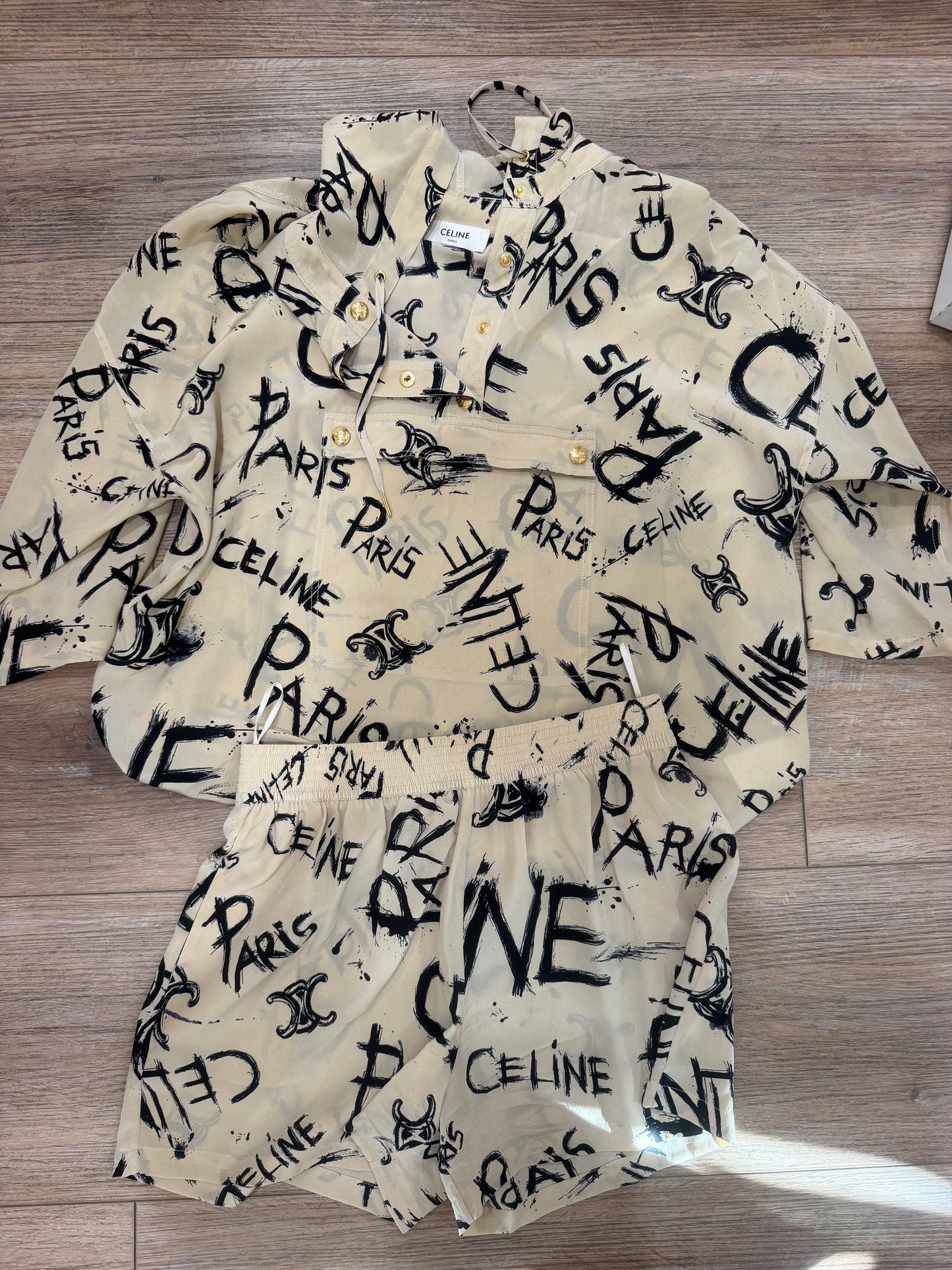 Celine Top & short set 34/36
