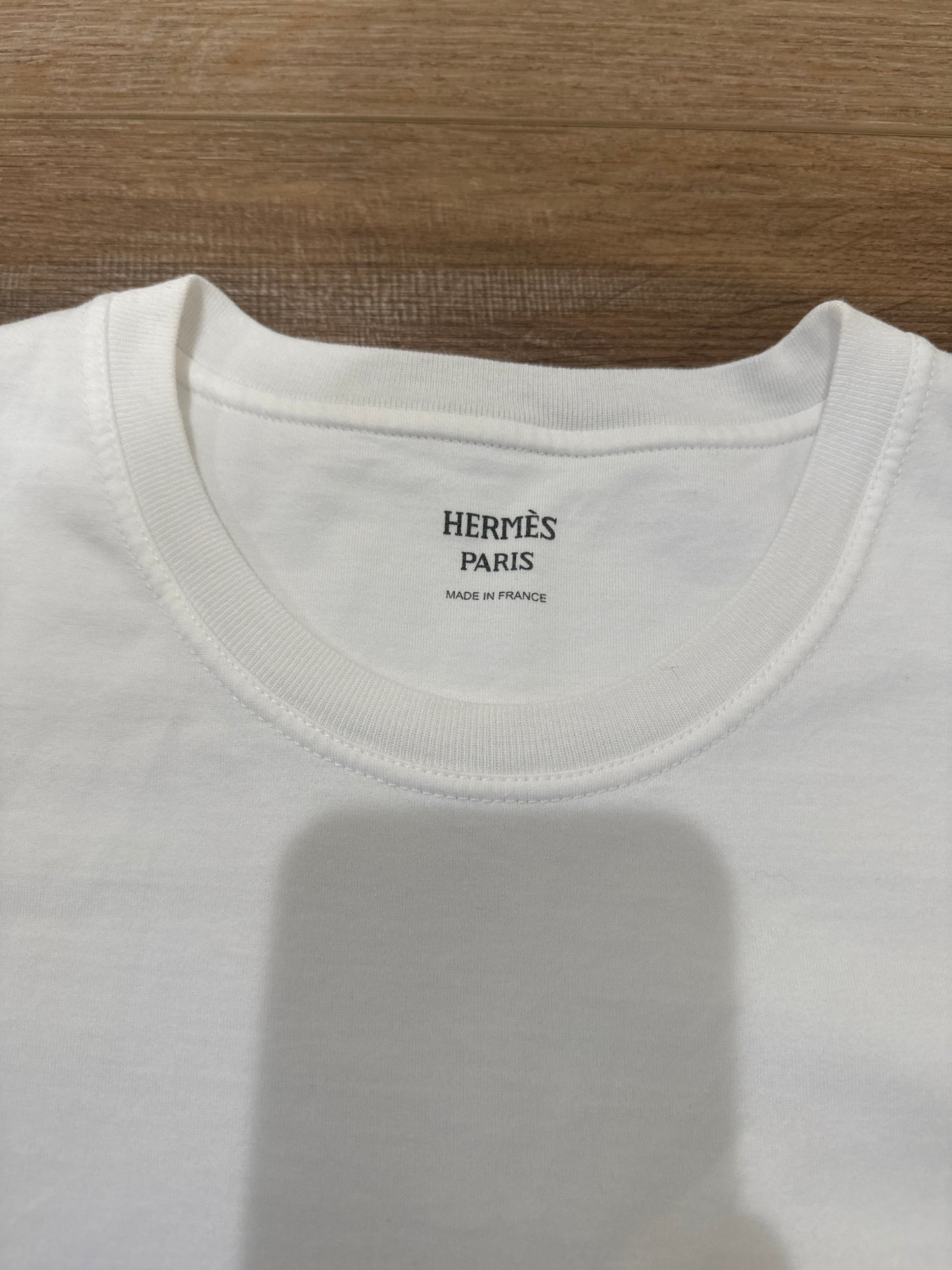 Hermes white T size 36