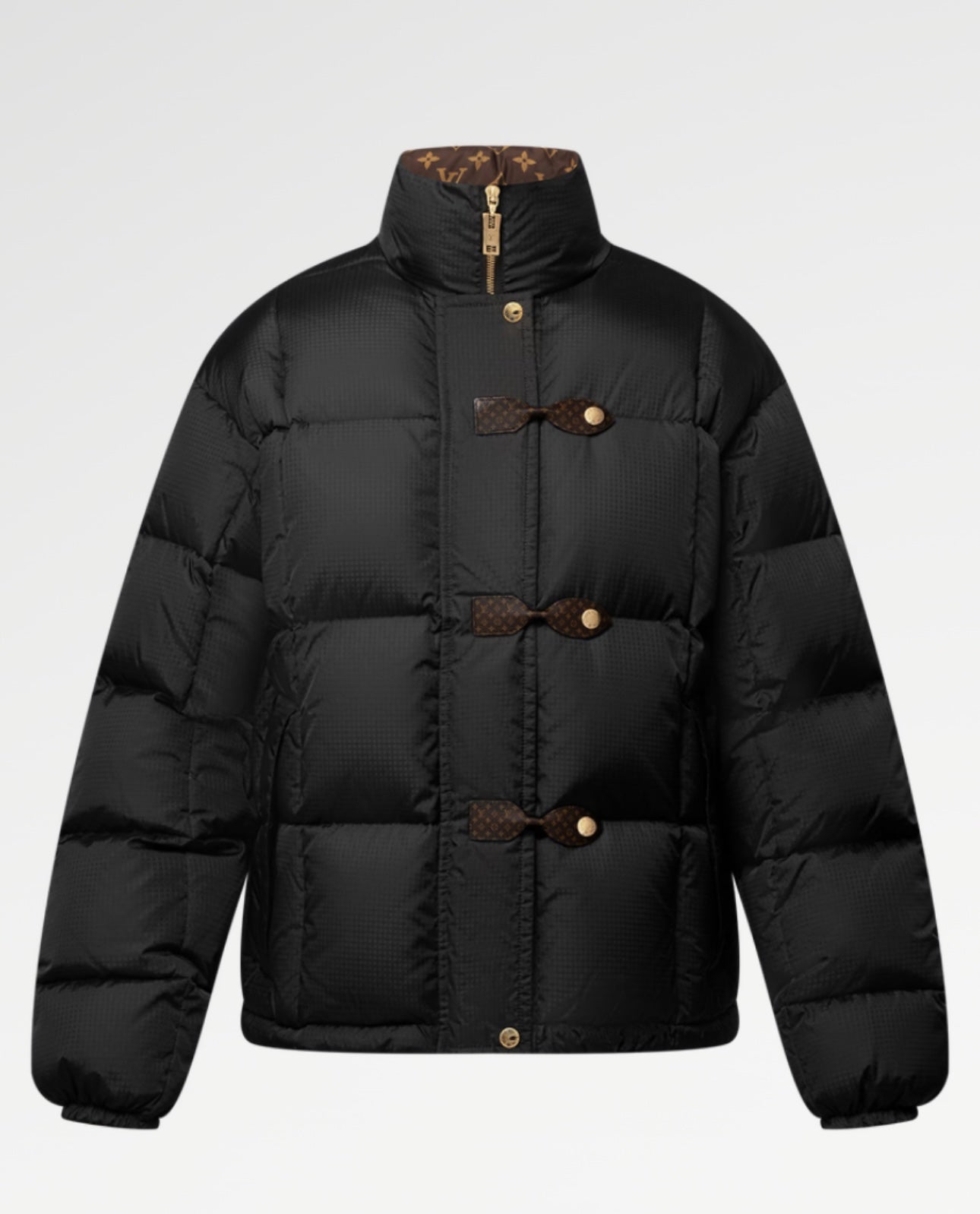 Louis Vuitton monogram pillow puffer, 36