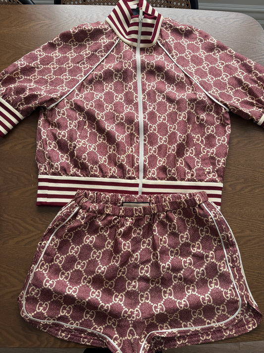 Gucci Silk Set Top M Bottom S