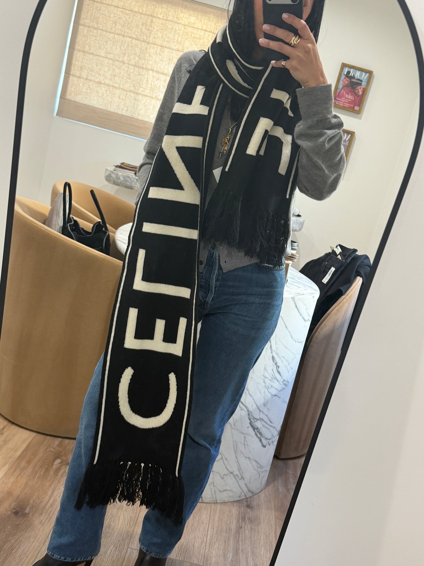 Celine Long Scarf