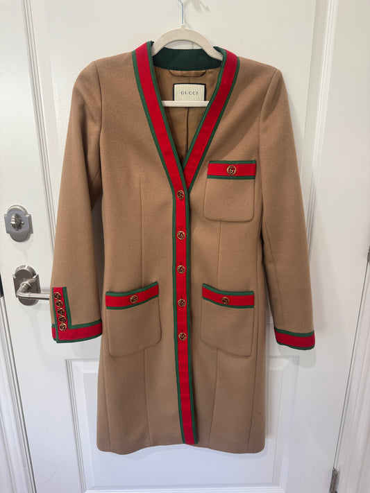 Gucci wool coat, 38