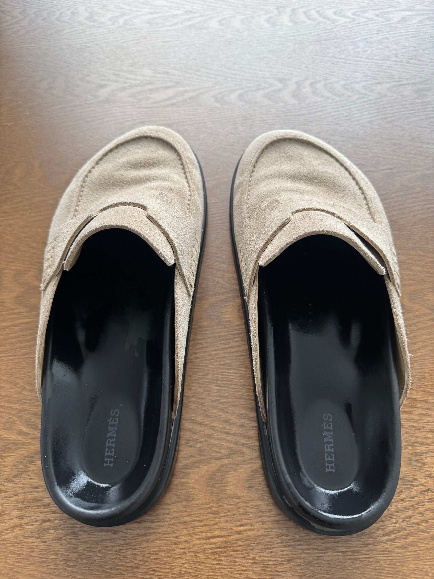 Men’s Hermes Mules, 43