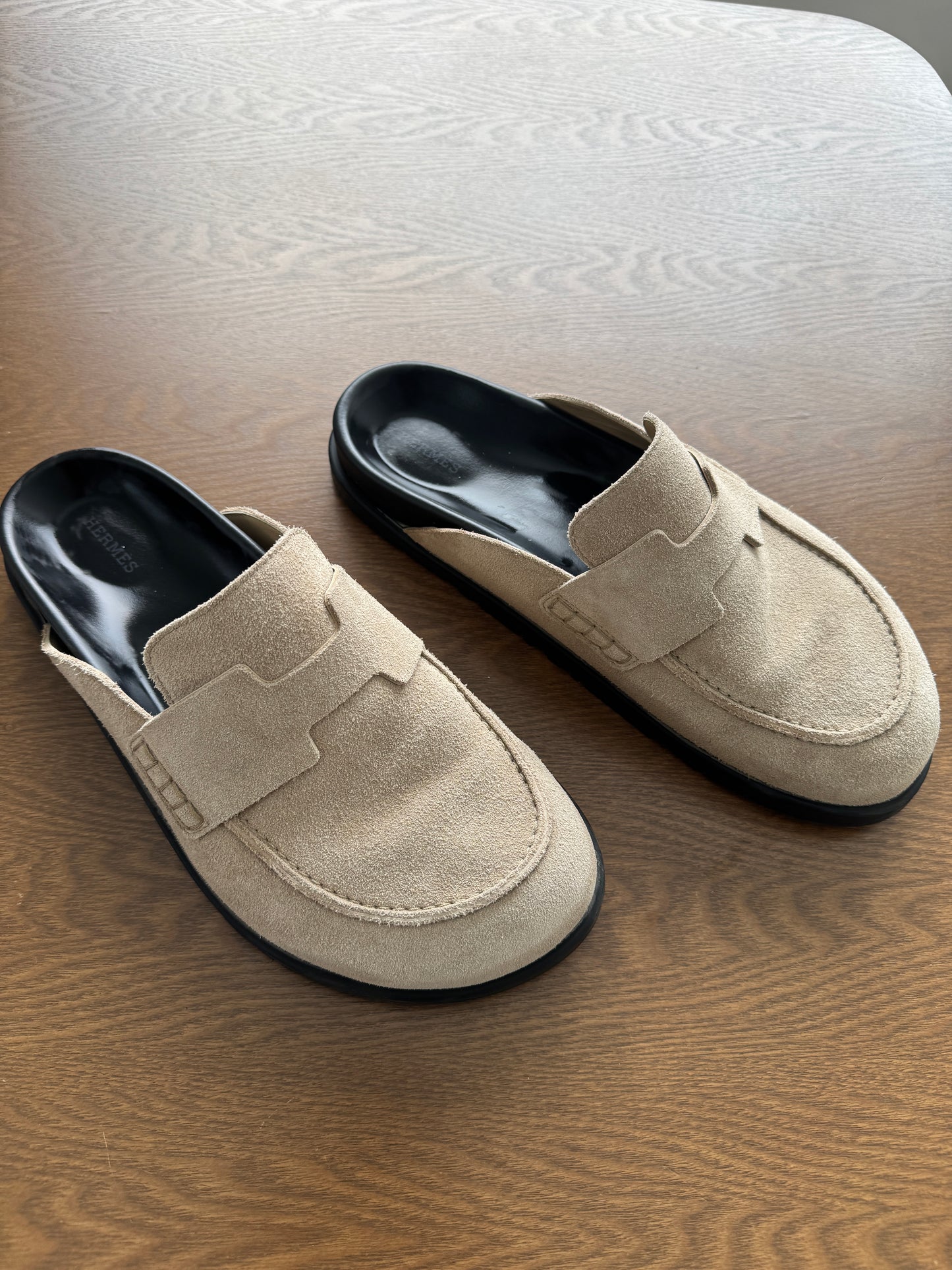 Men’s Hermes Mules, 43