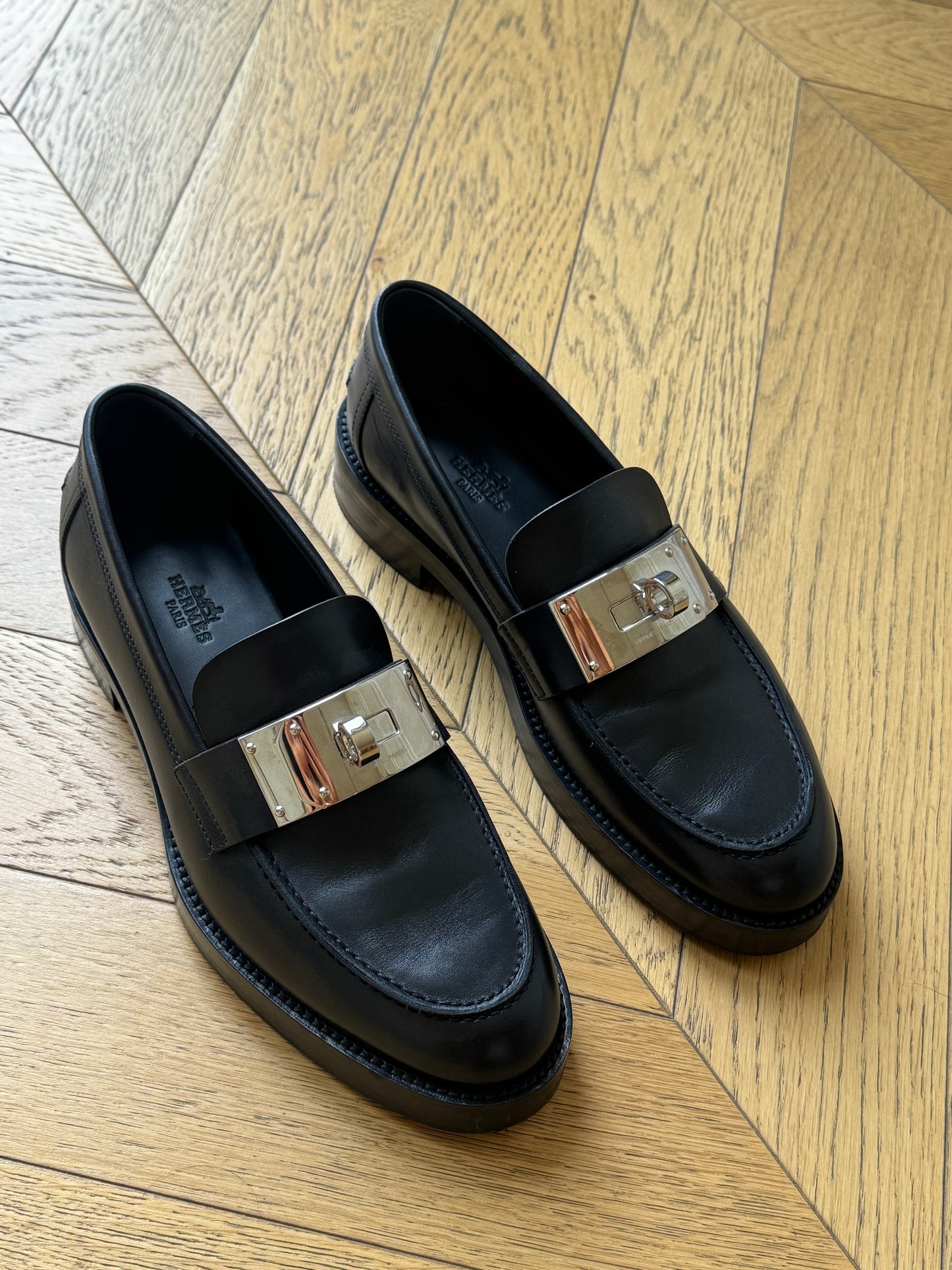 Hermès loafers, 38