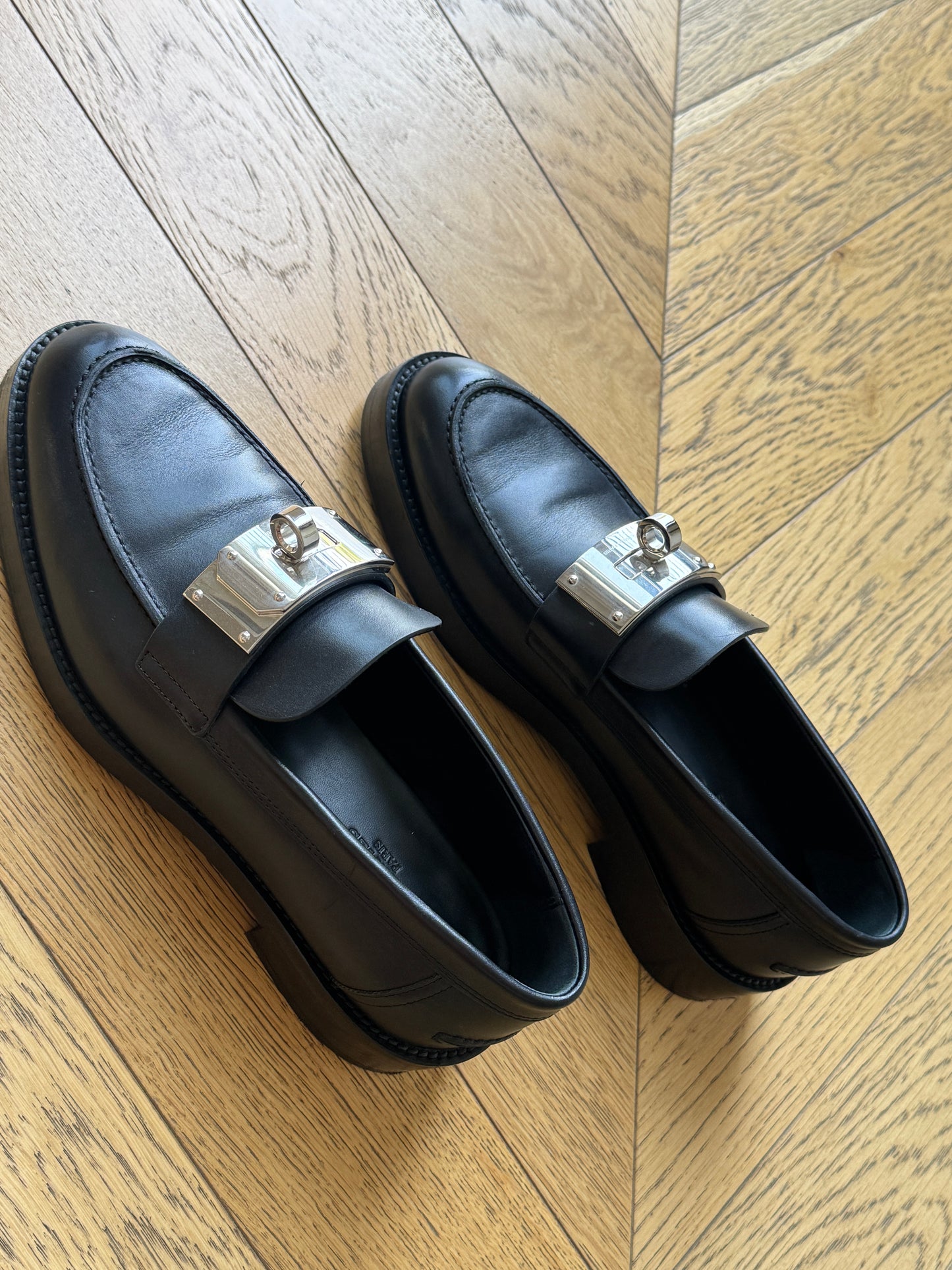 Hermès loafers, 38
