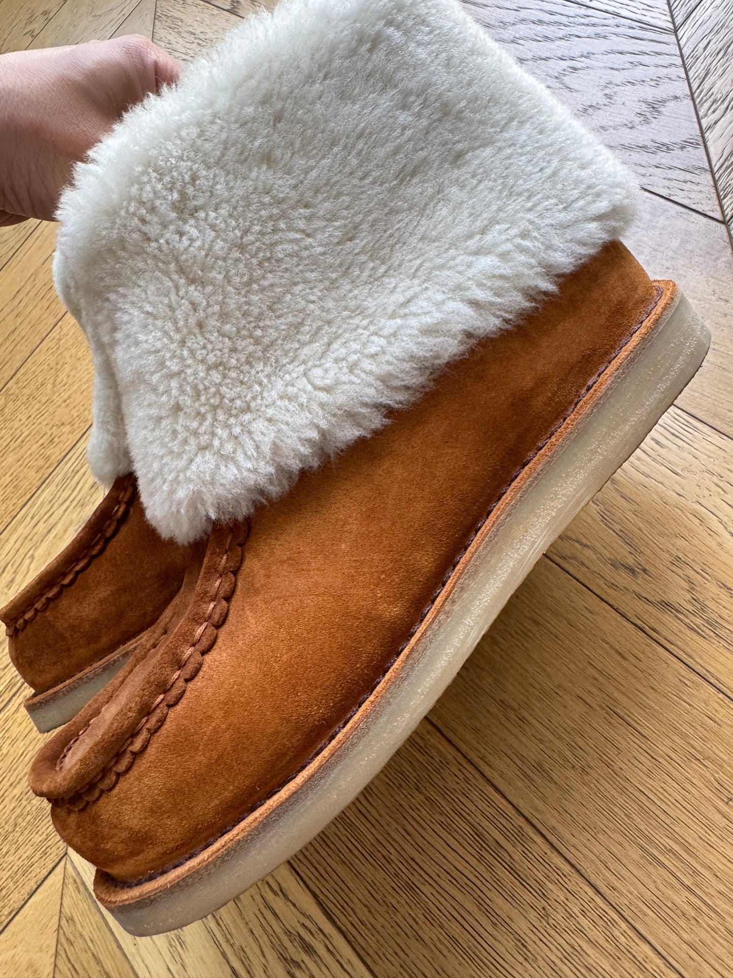 Chloe Jessie Shearling Boots, 38