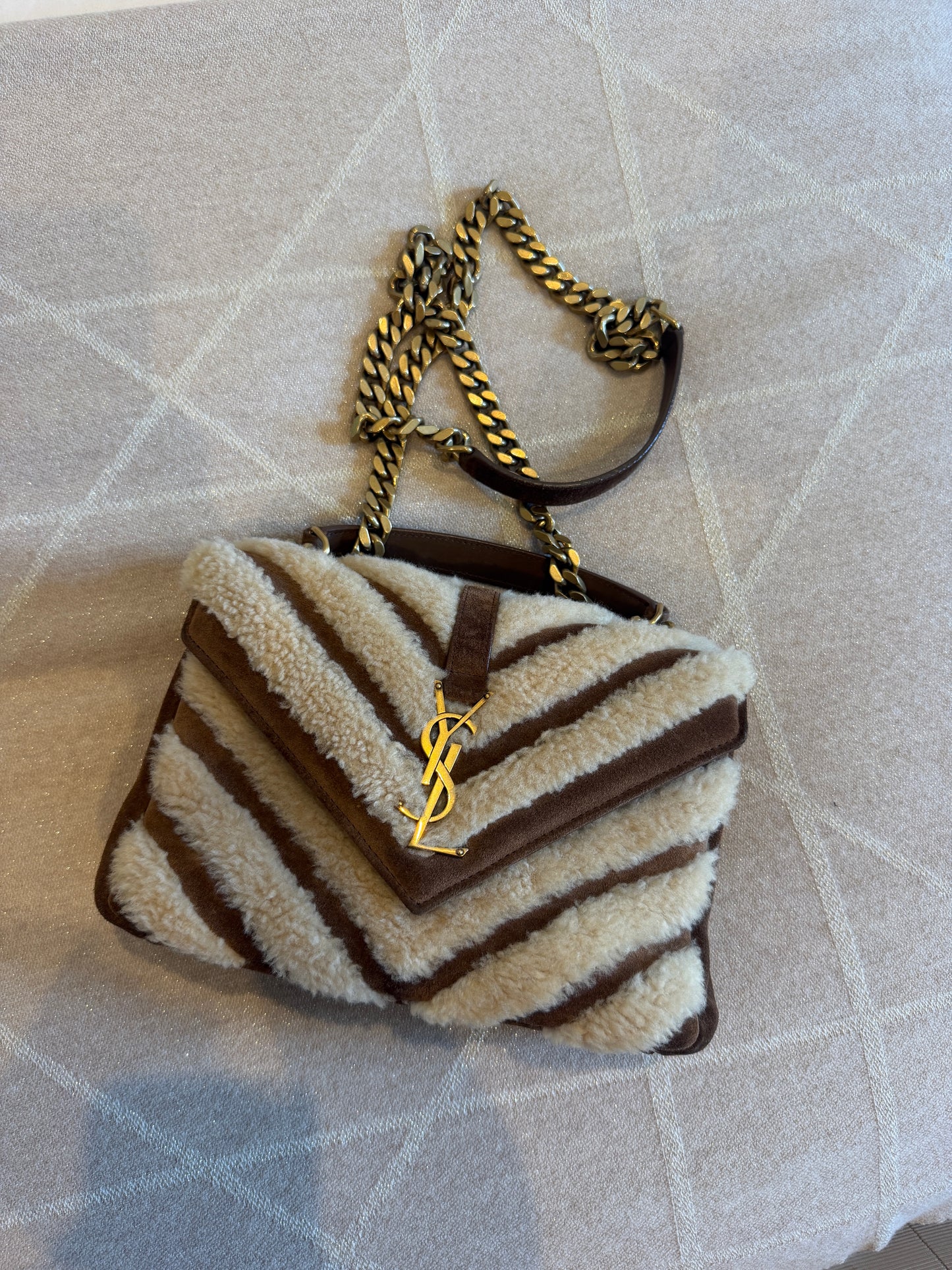 Saint Laurent Shearling Medium