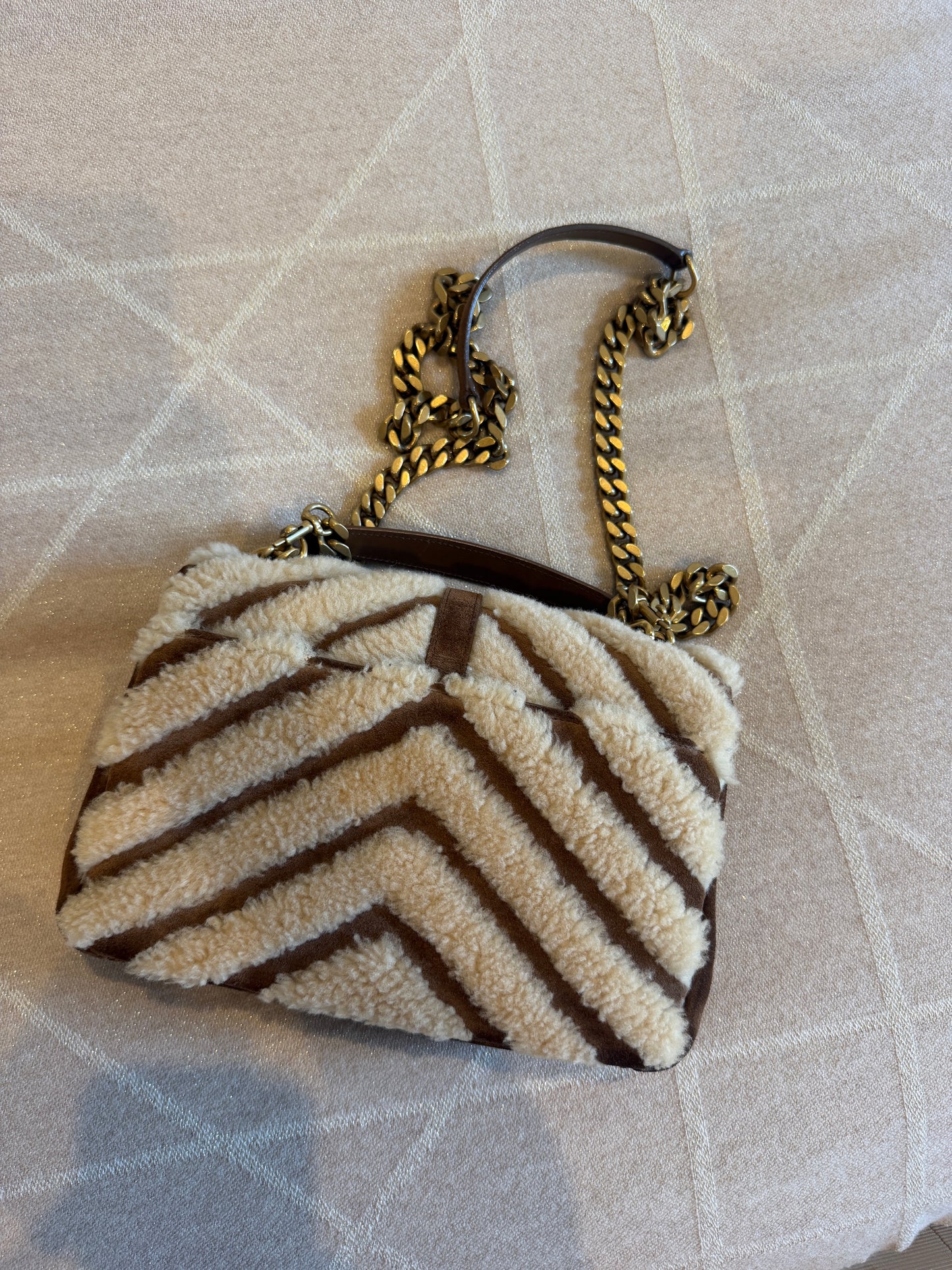 Saint Laurent Shearling Medium