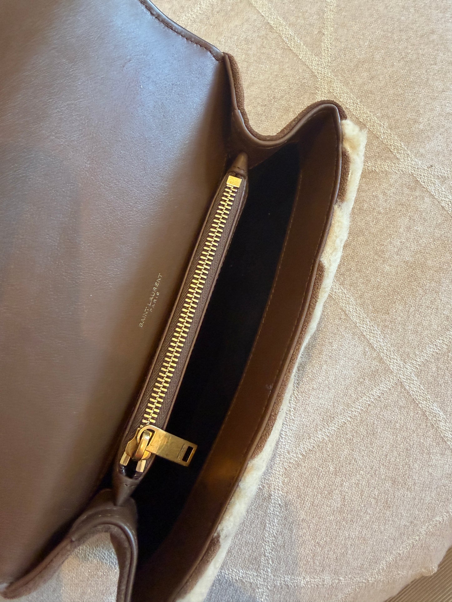 Saint Laurent Shearling Medium